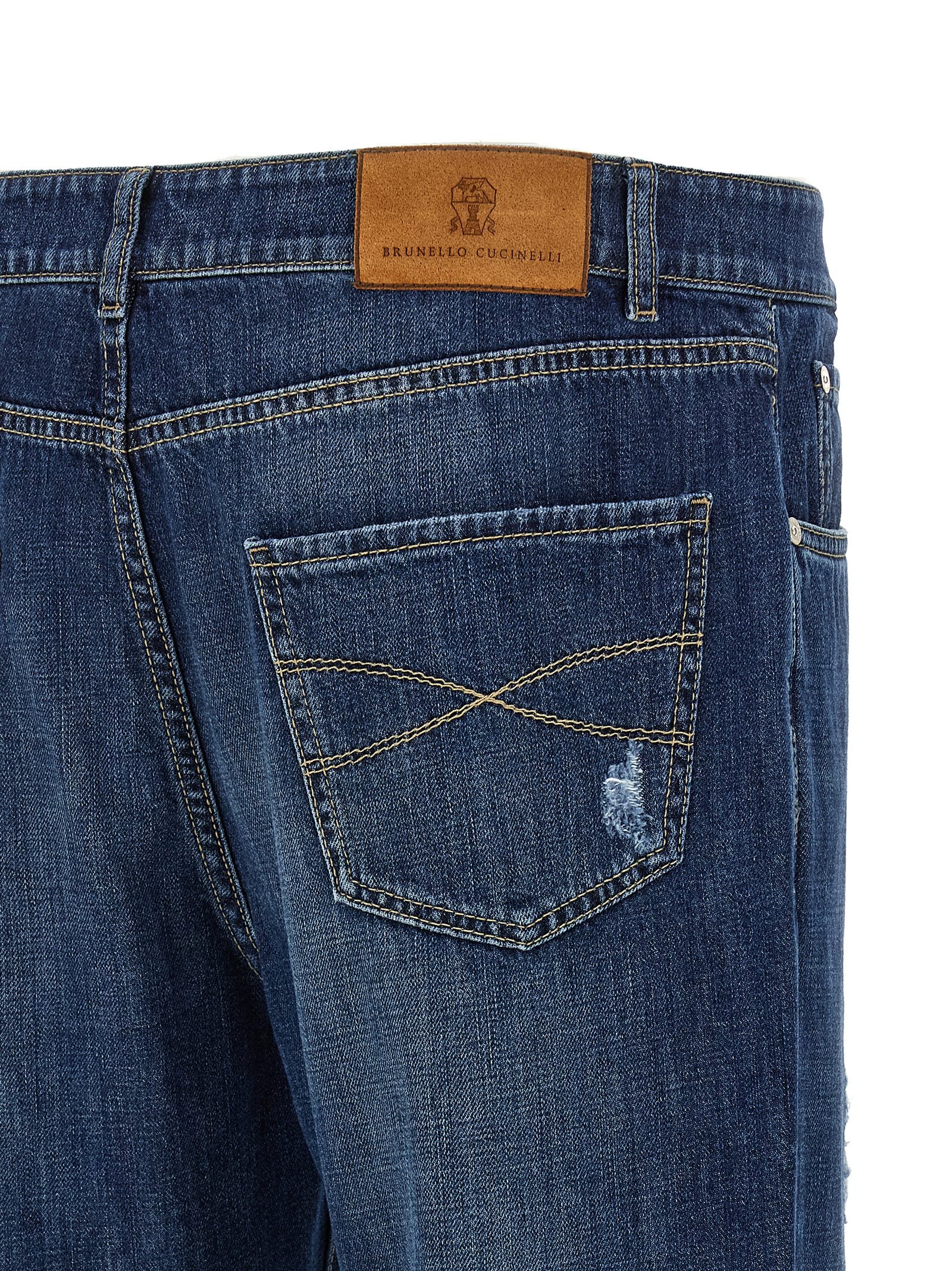 Brunello Cucinelli Used Effect Jeans