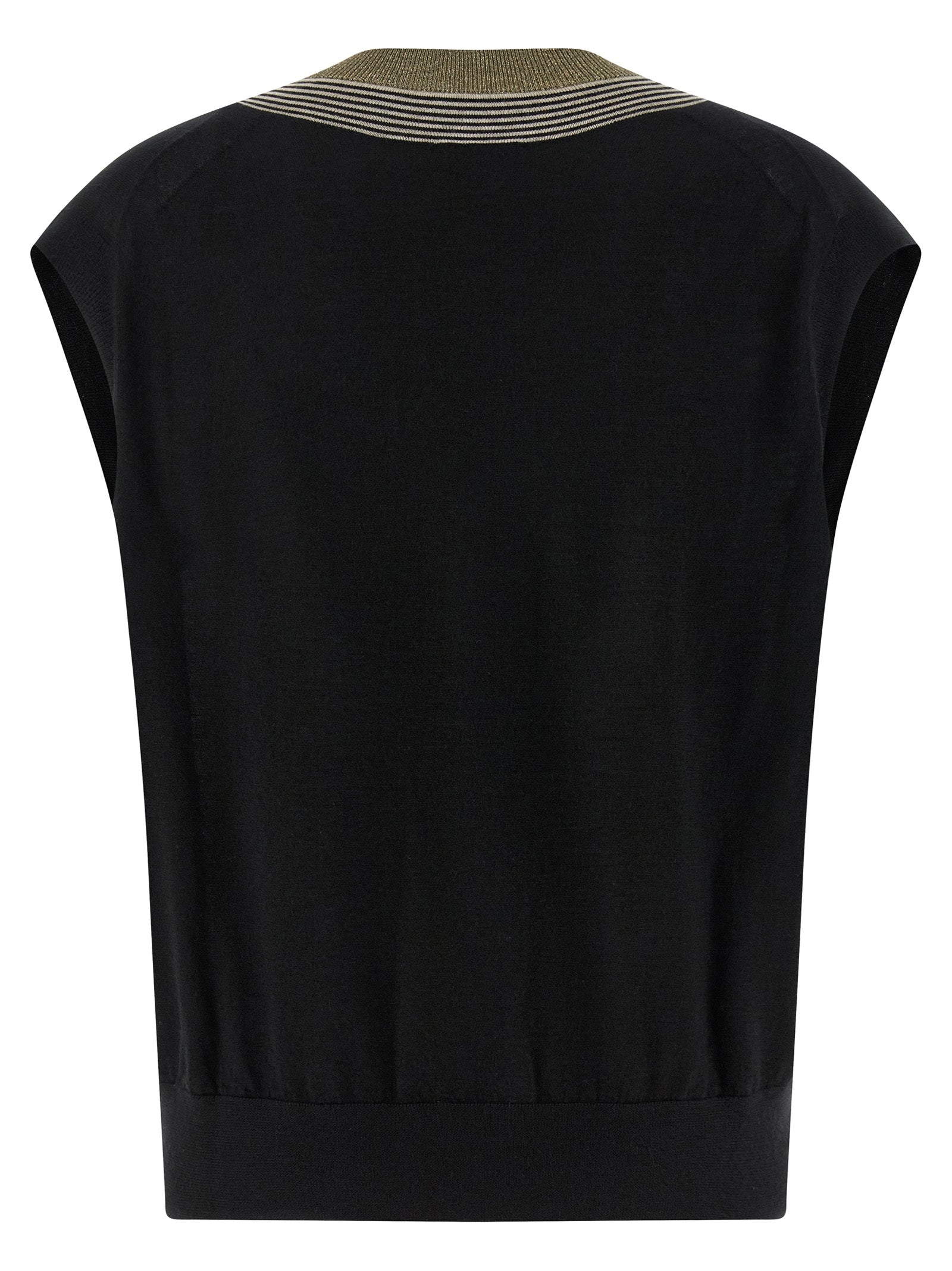 Brunello Cucinelli Sparkling Neckline Vest