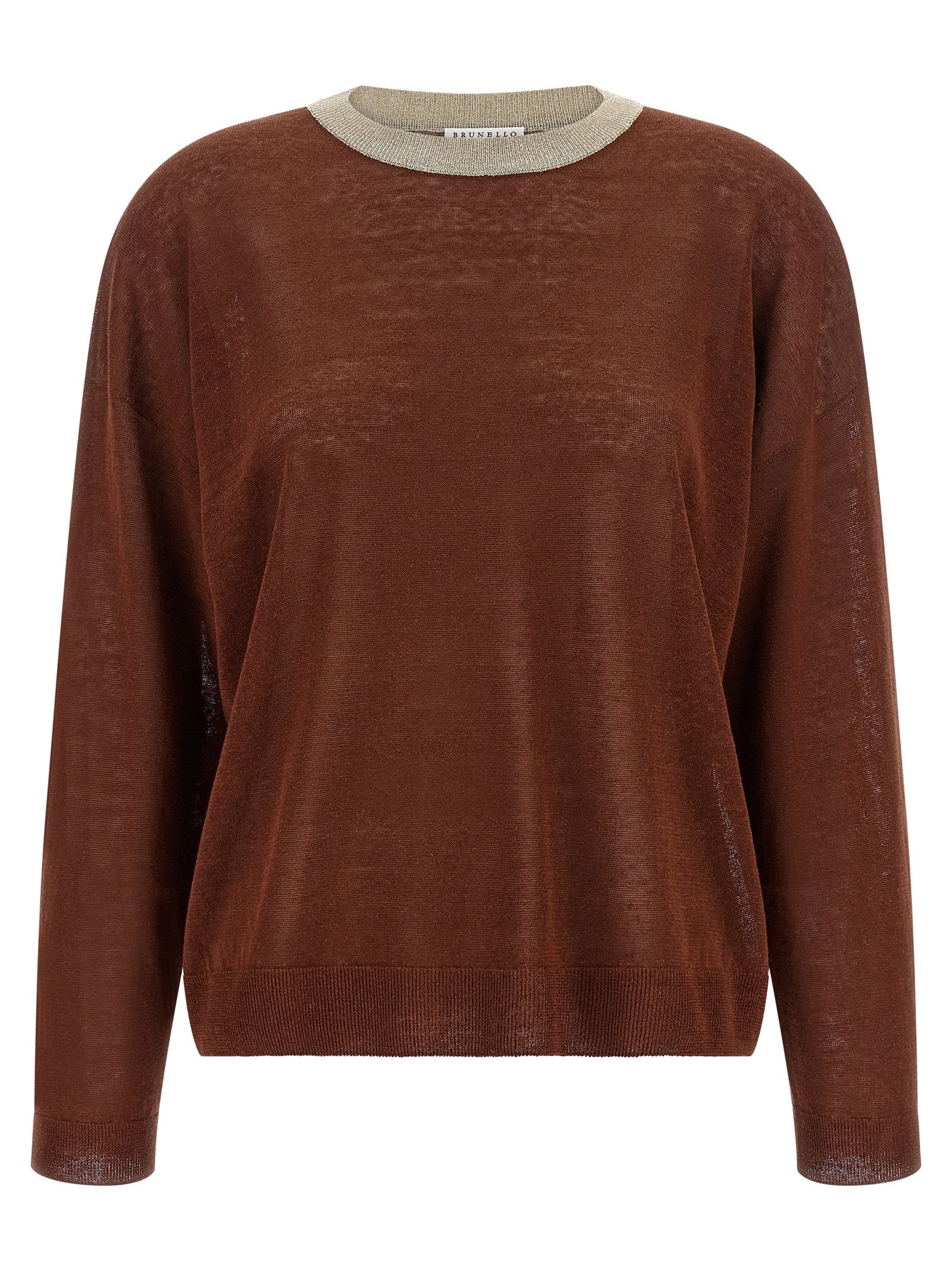 Brunello Cucinelli Dazzling Collar Sweater