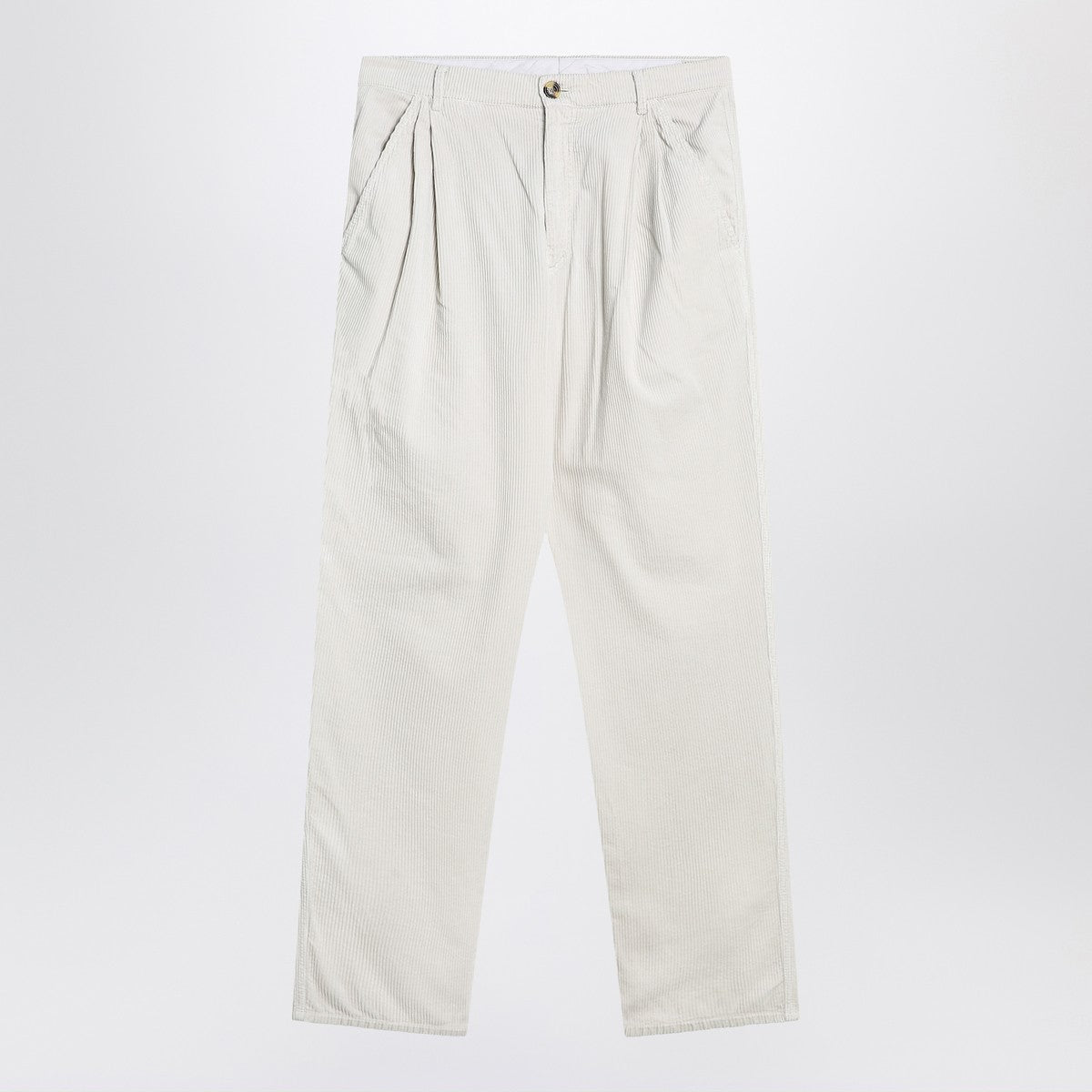 Brunello Cucinelli White corduroy pants