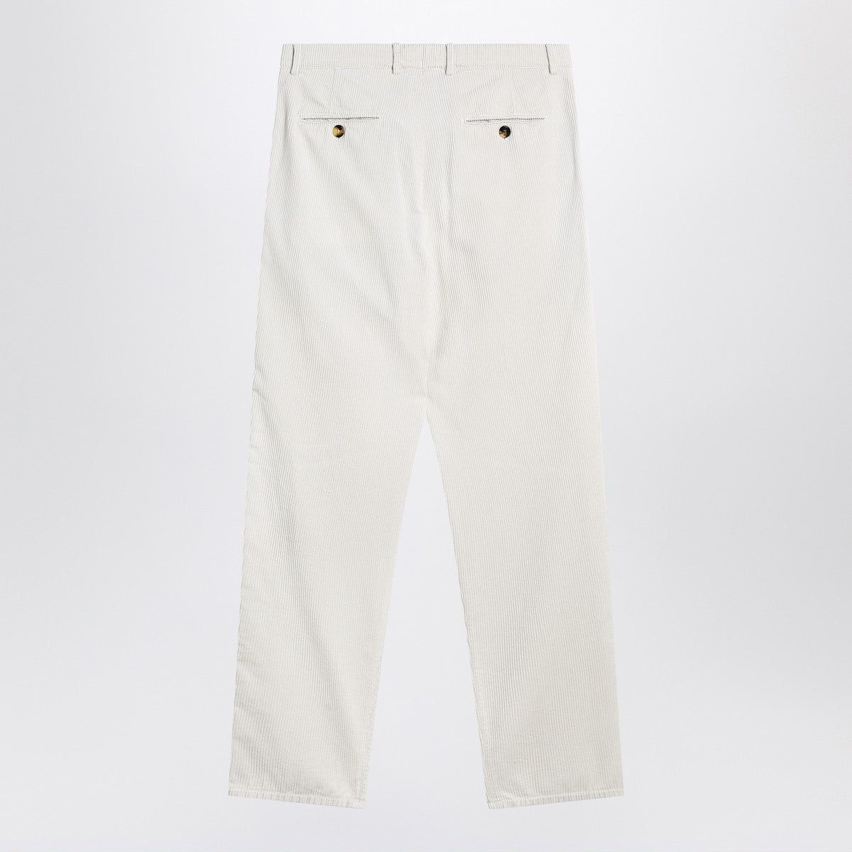 Brunello Cucinelli White corduroy pants