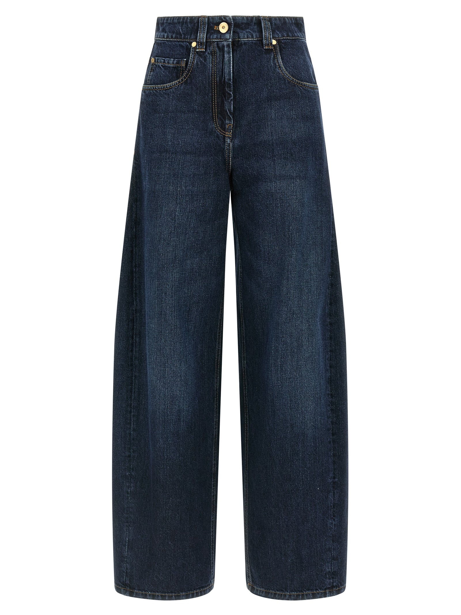 Brunello Cucinelli Wide Barrel Full Lenght Jeans