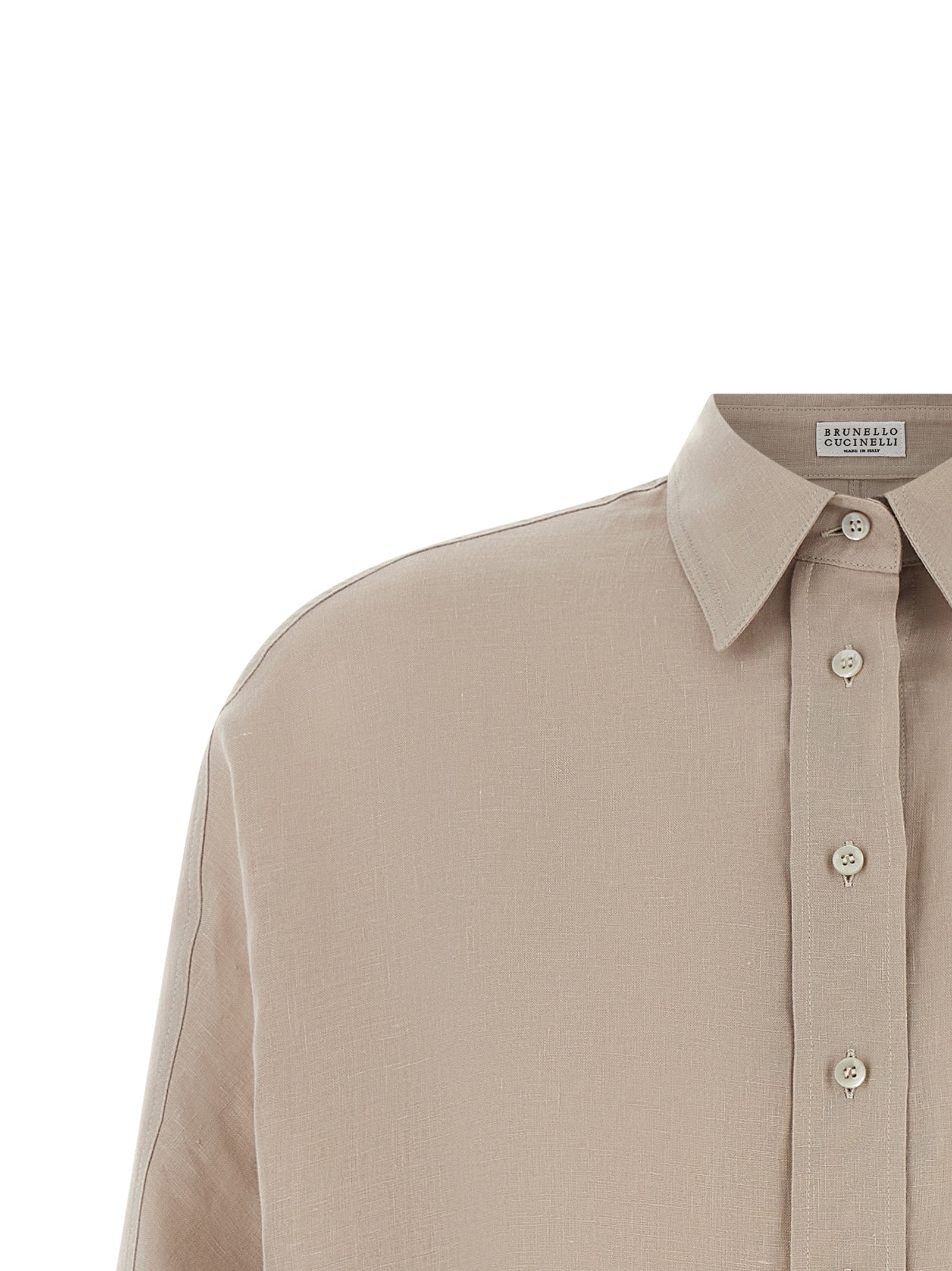 Brunello Cucinelli Dazzling Cascade Cuffs Shirt