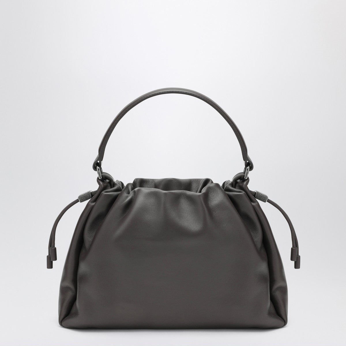 Brunello Cucinelli Bucket Mellow small brown bag