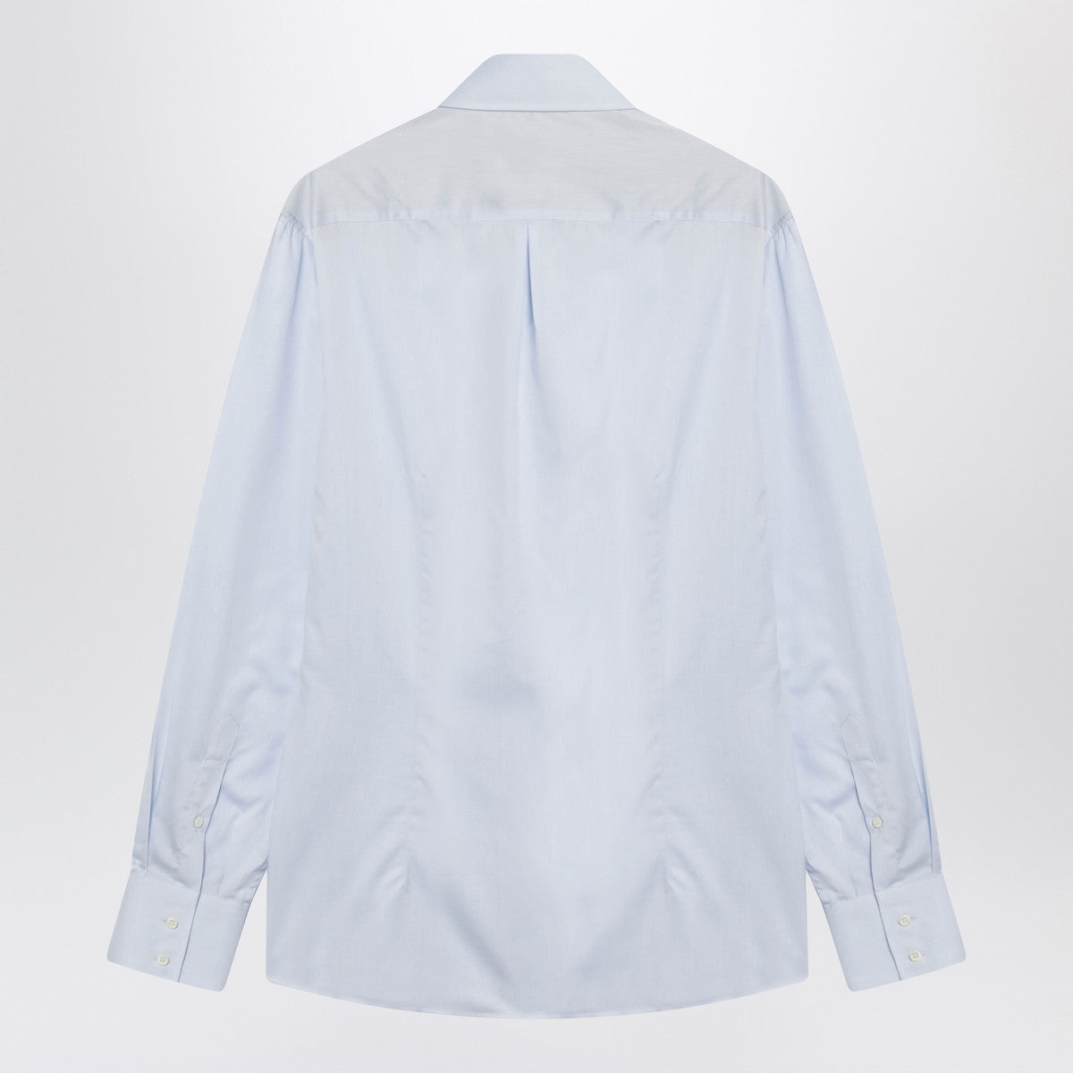 Brunello Cucinelli Light blue cotton shirt