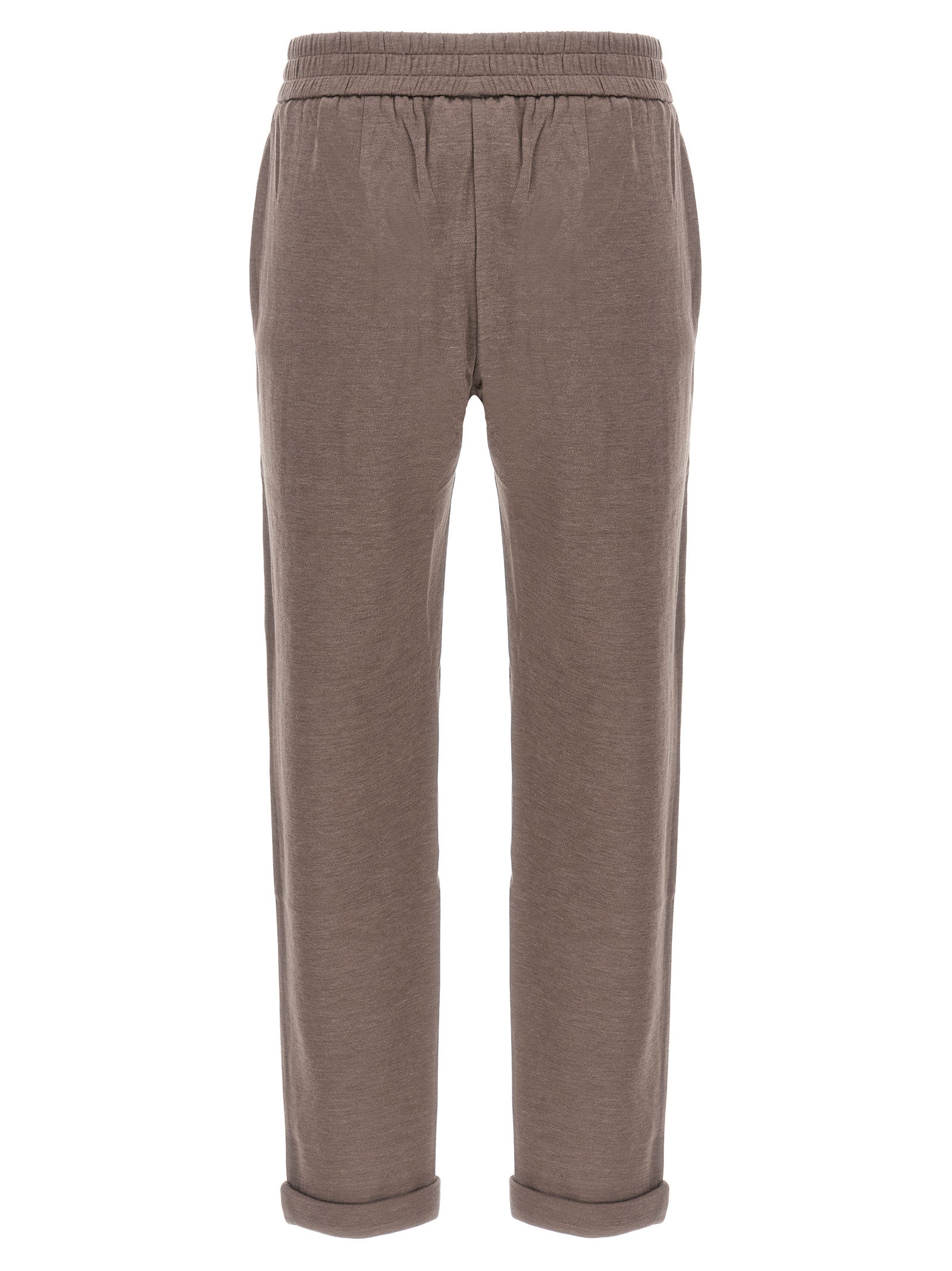 Brunello Cucinelli Shiny Pocket Detail Joggers