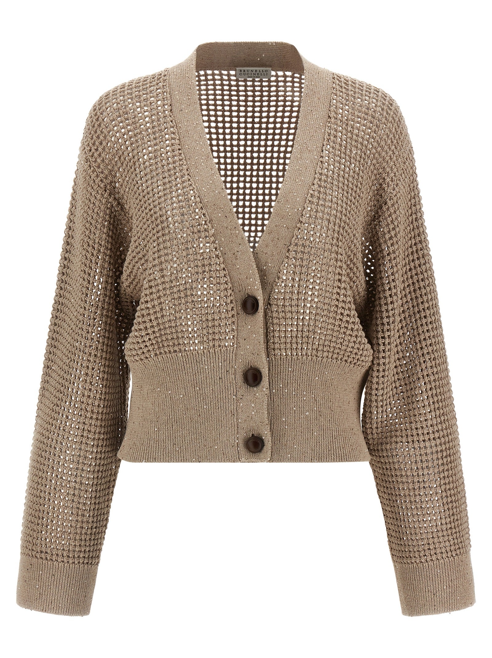 Brunello Cucinelli Cadrigan Sequin Mesh