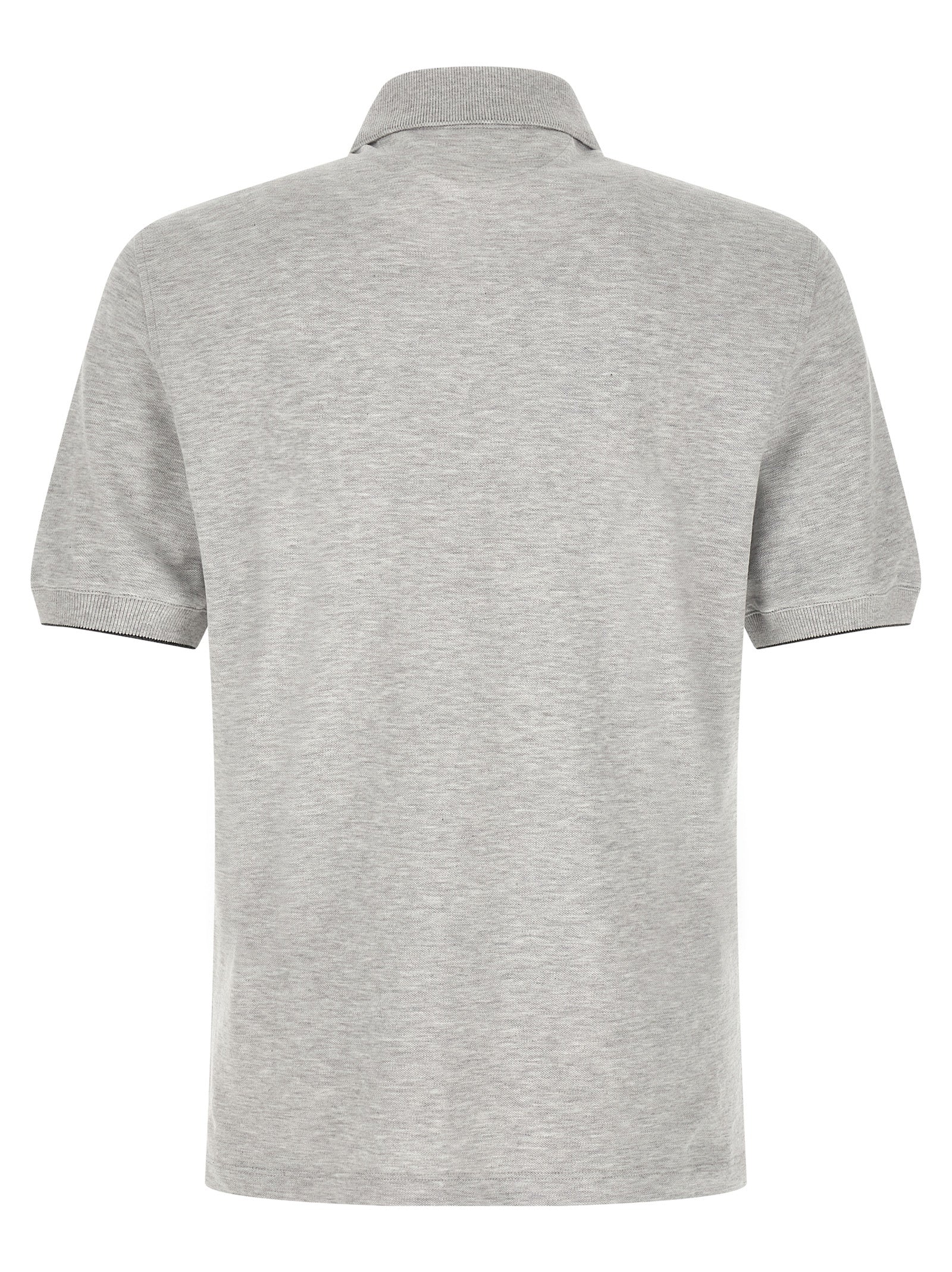 Brunello Cucinelli Logo Piqué Polo Shirt
