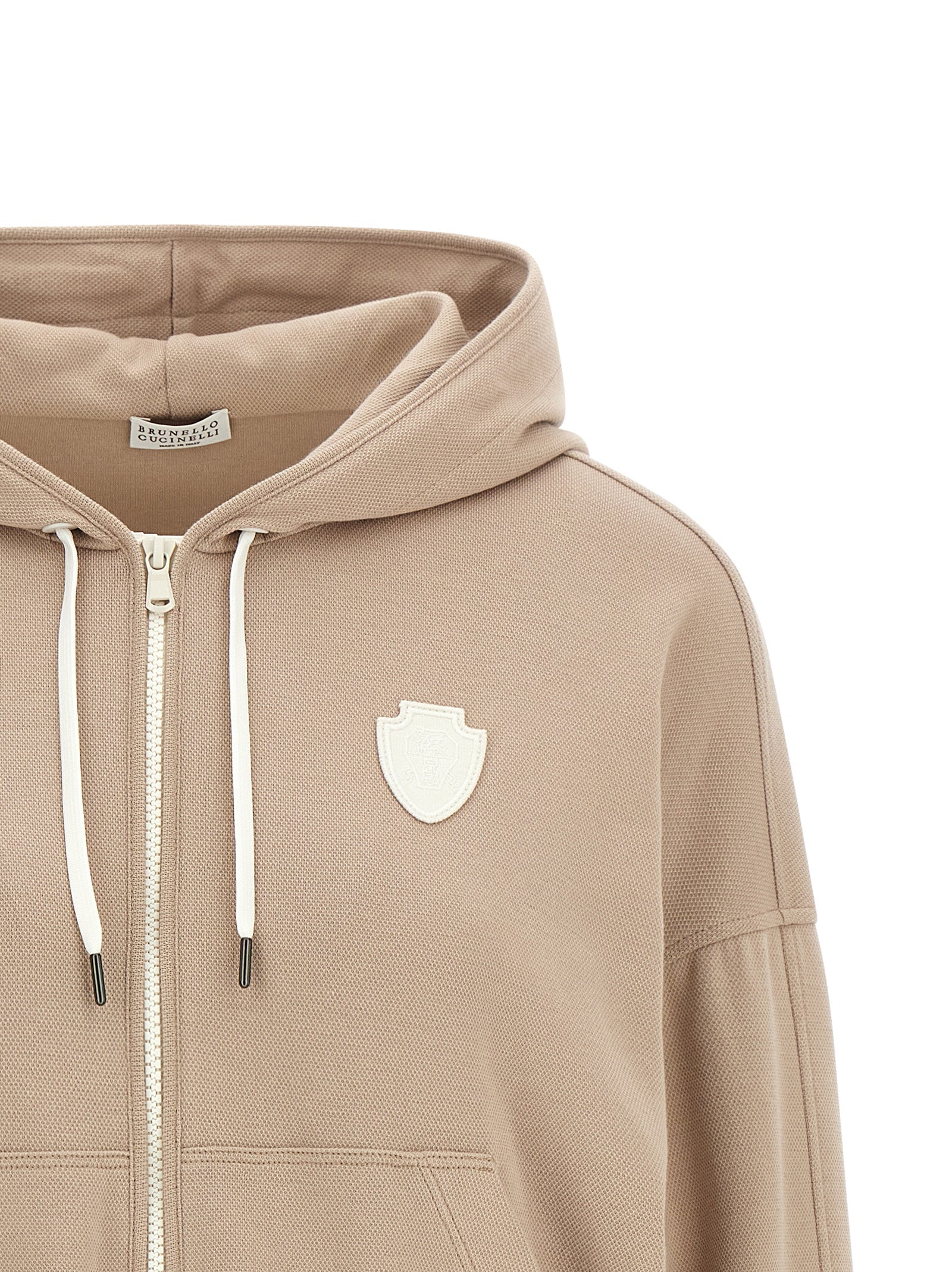 Brunello Cucinelli Heraldic Coat Of Arms Hoodie