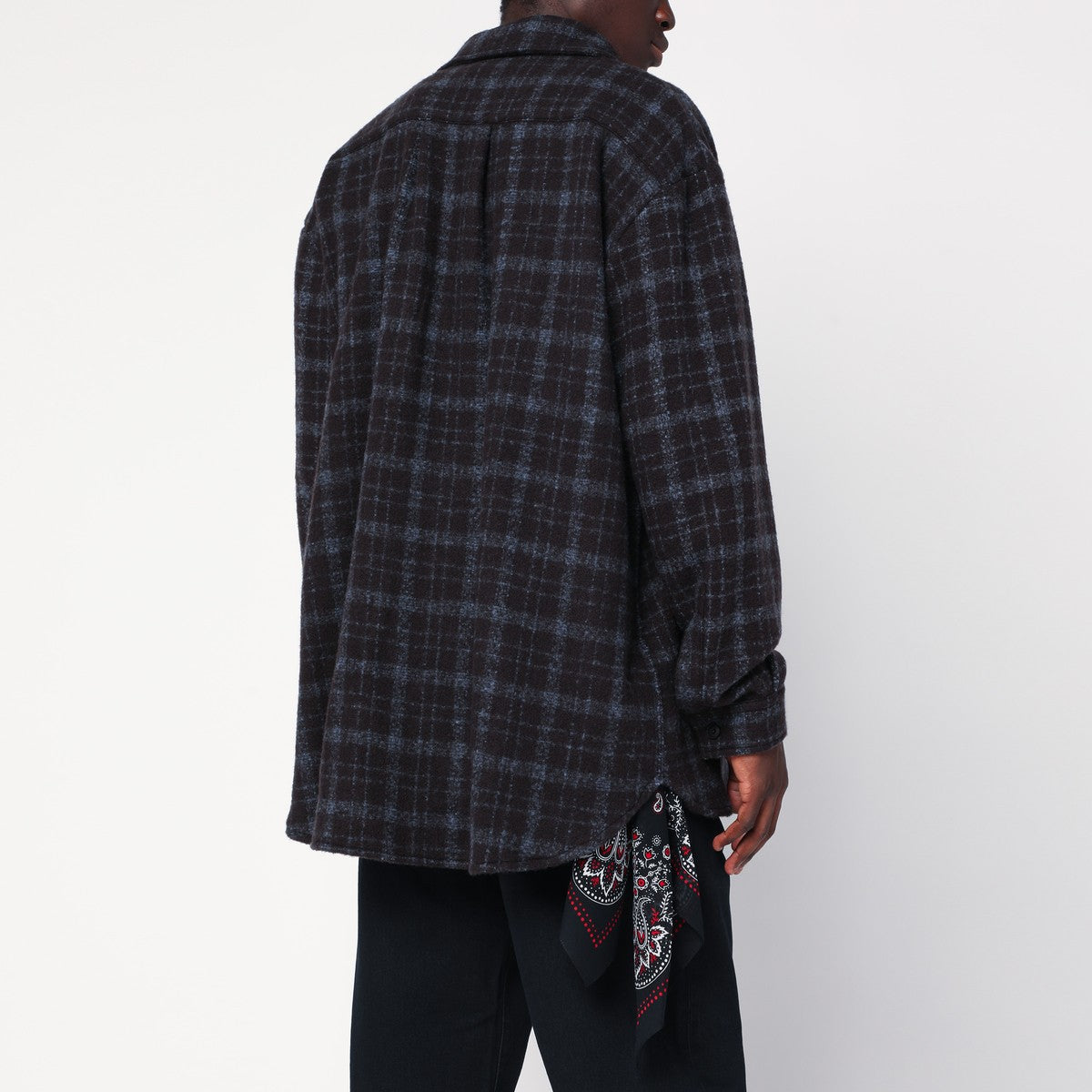 Destin Plaid wool shirt jacket