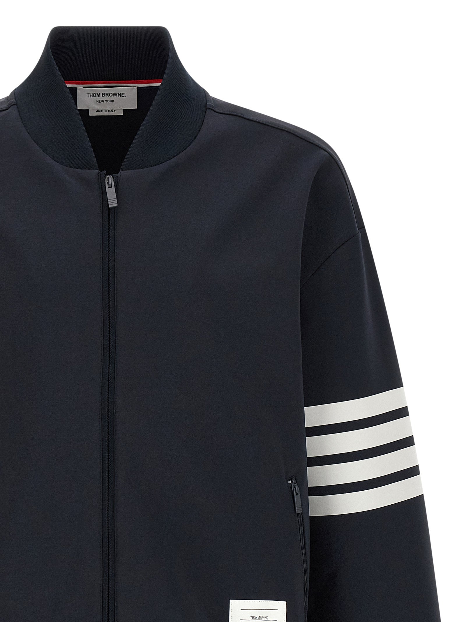 Thom Browne Tech Viscose Bomber Jacket