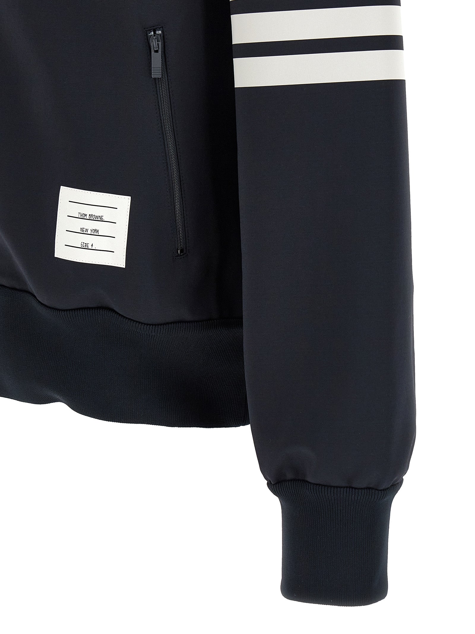 Thom Browne Tech Viscose Bomber Jacket