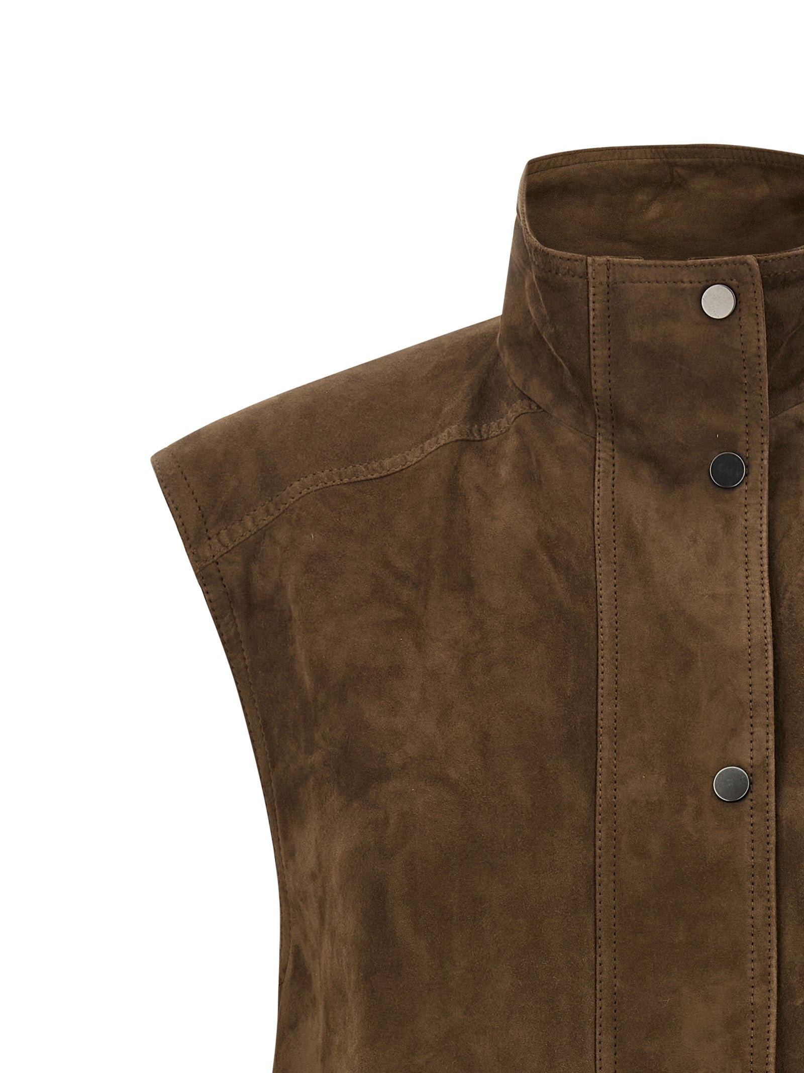 Brunello Cucinelli Couture Suede Vest