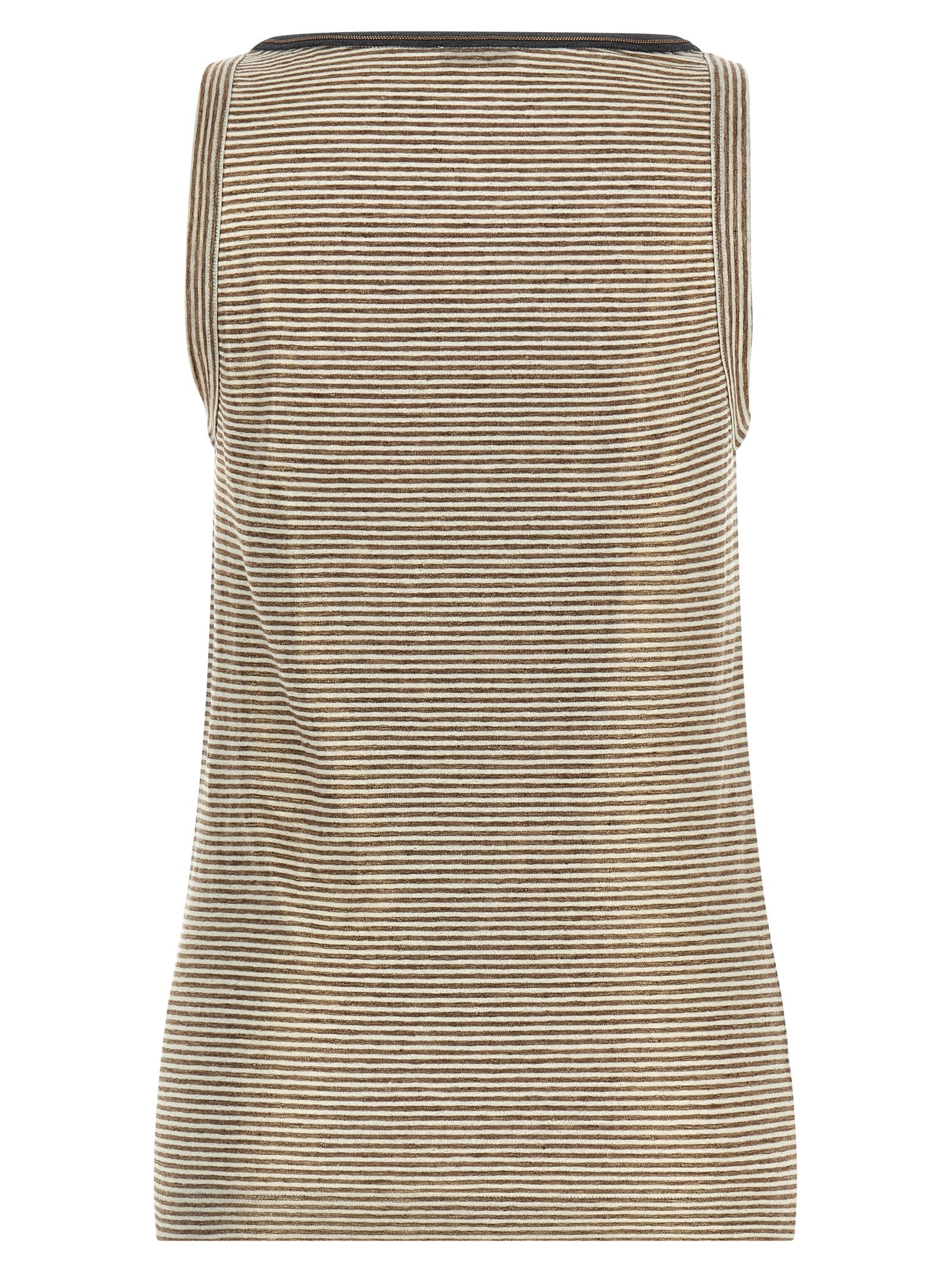 Brunello Cucinelli Shiny Collar Detail Top