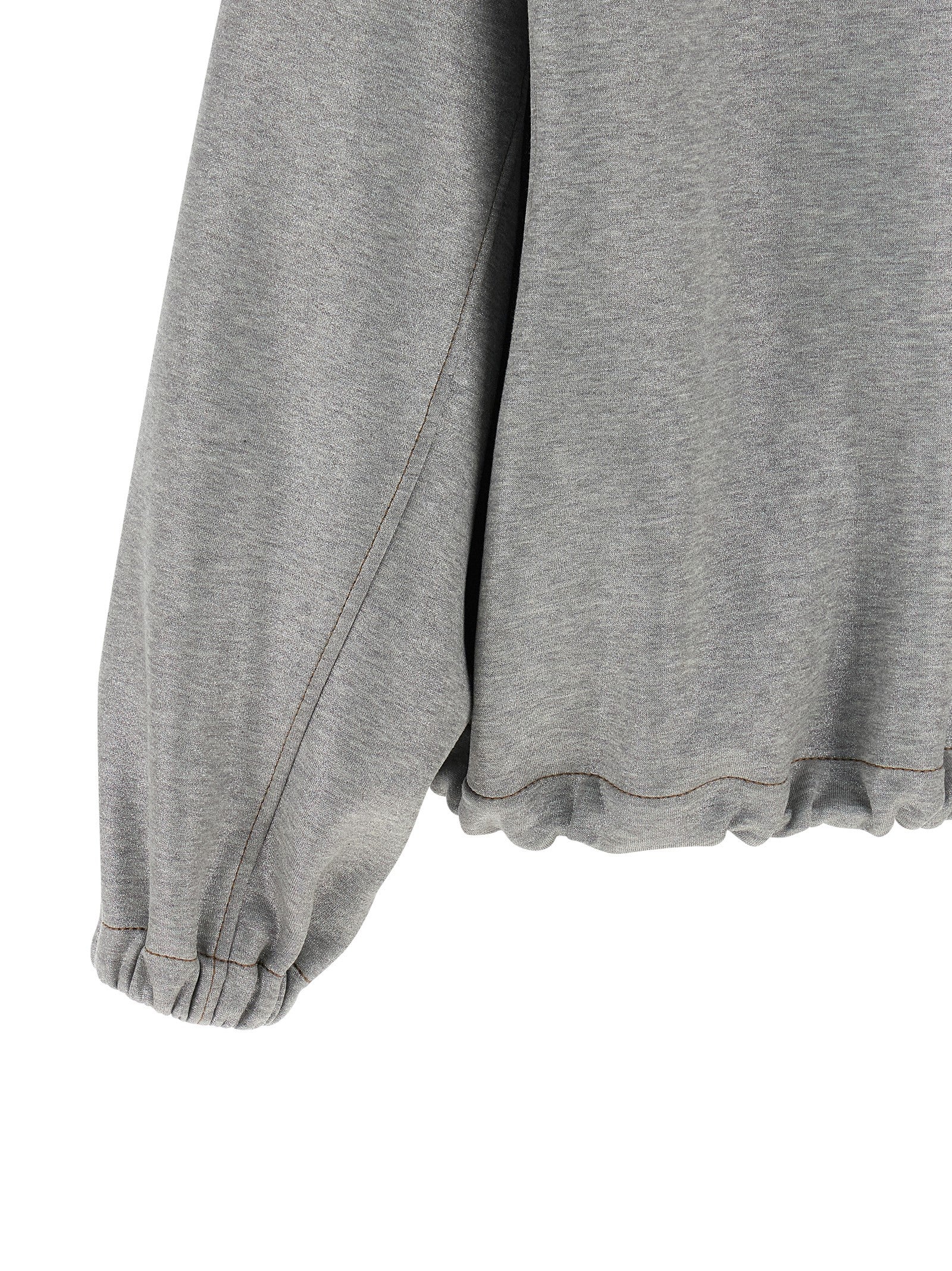 Brunello Cucinelli Shiny Zipper Pull Bomber Jacket