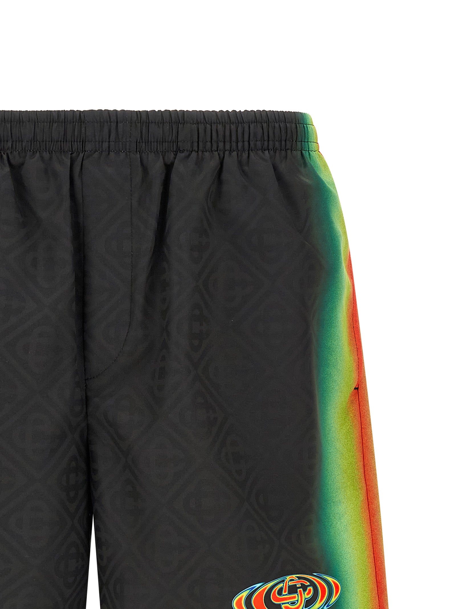 Casablanca Jacquard Logo Swimsuit