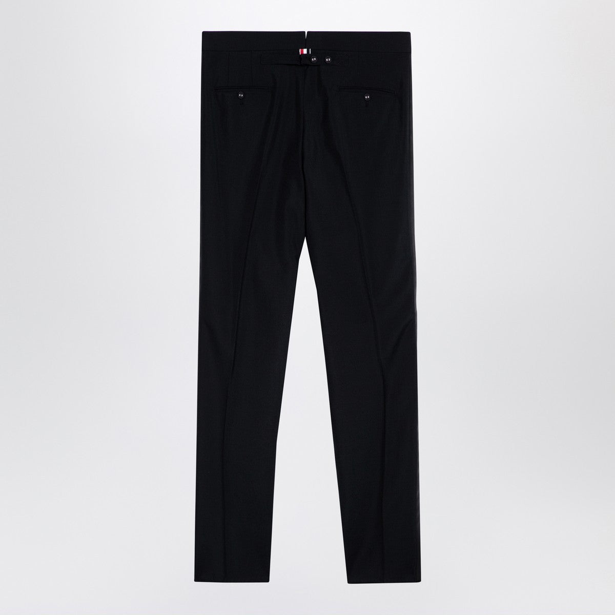 Thom Browne Black wool-blend trousers