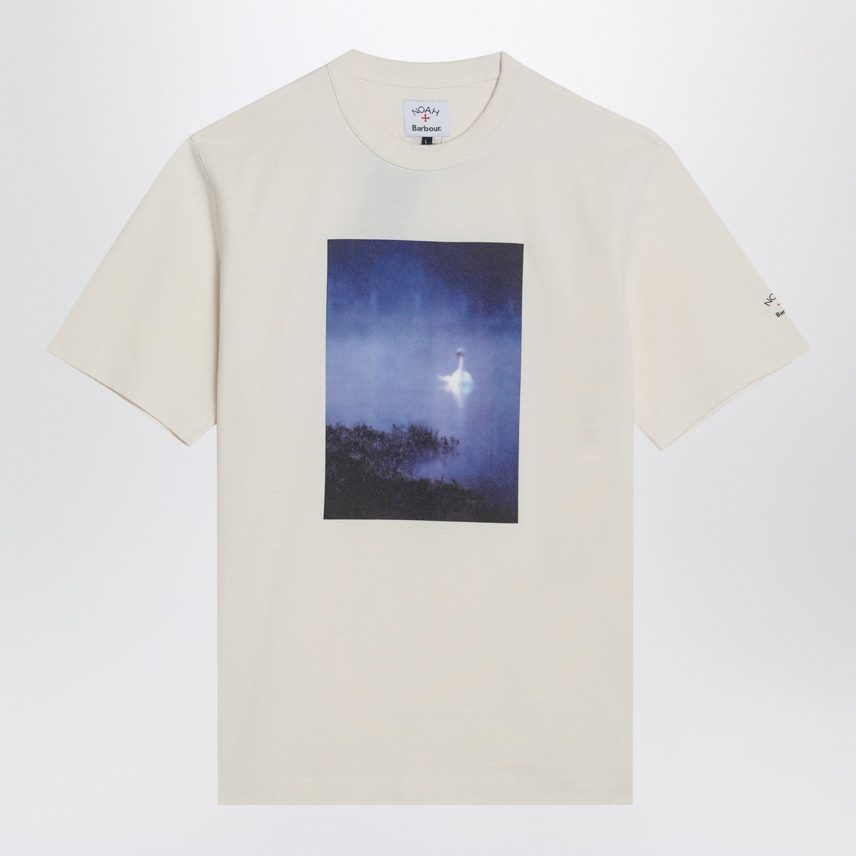 Archive T-shirt white Barbour x NOAH