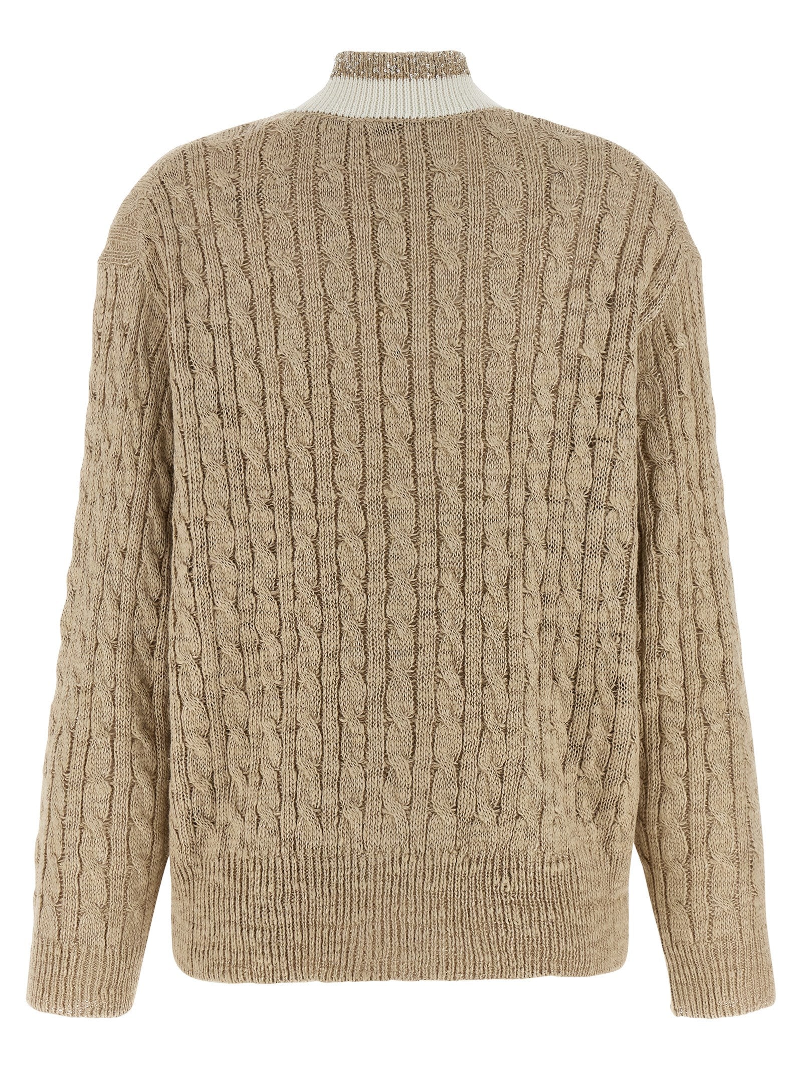 Brunello Cucinelli Braided Cardigan