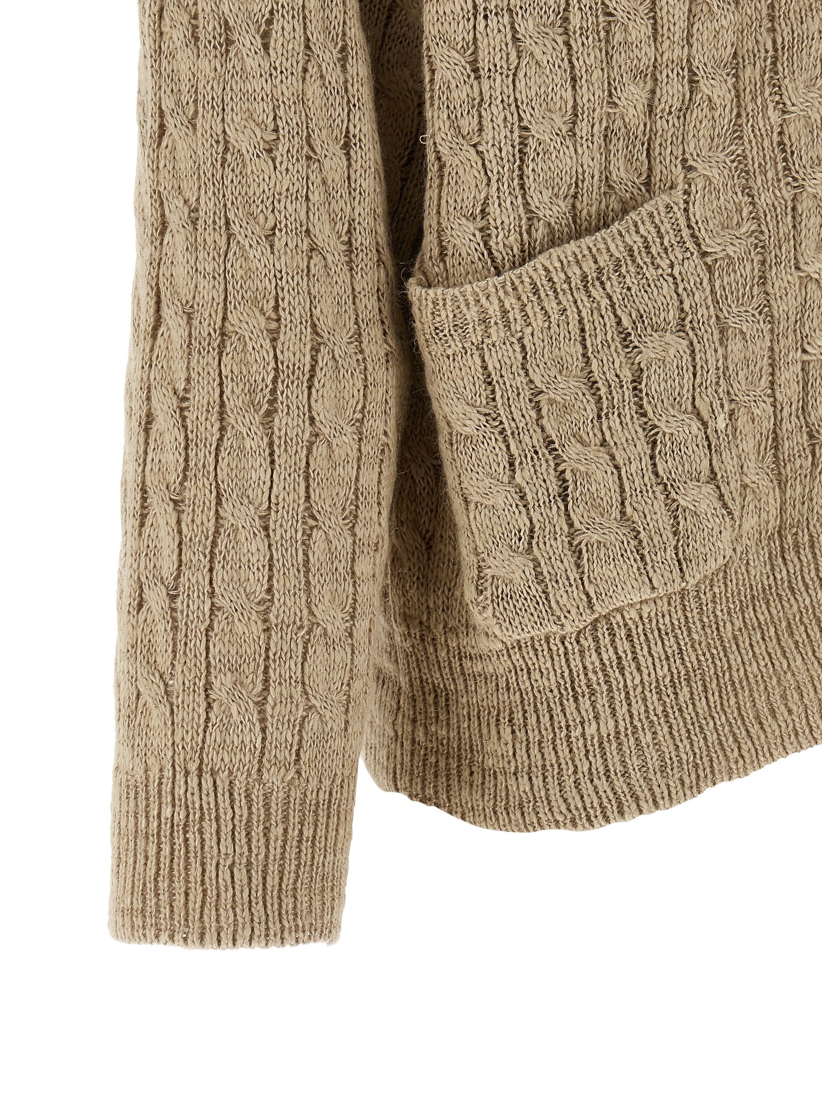 Brunello Cucinelli Braided Cardigan