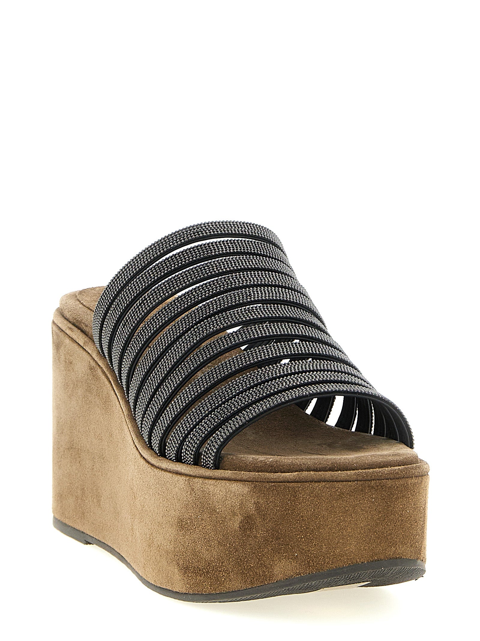 Brunello Cucinelli Precious Straps Sandals