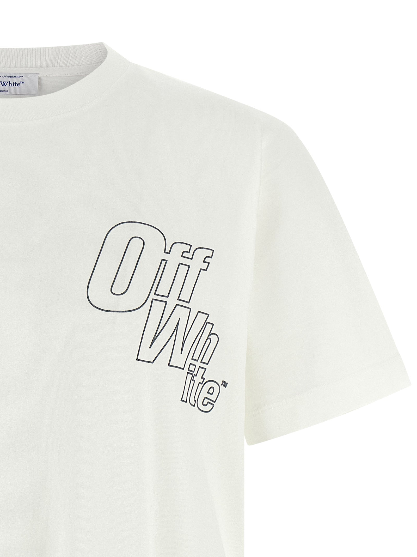 Off White Outline Arrow Slim T-shirt