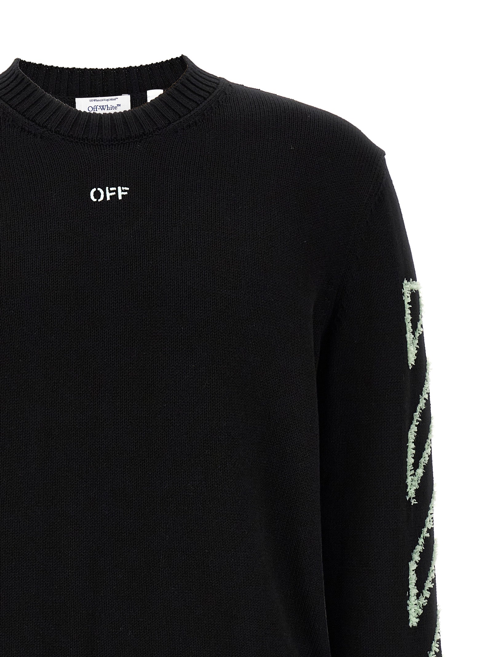 Off White Diag Outline Sweater