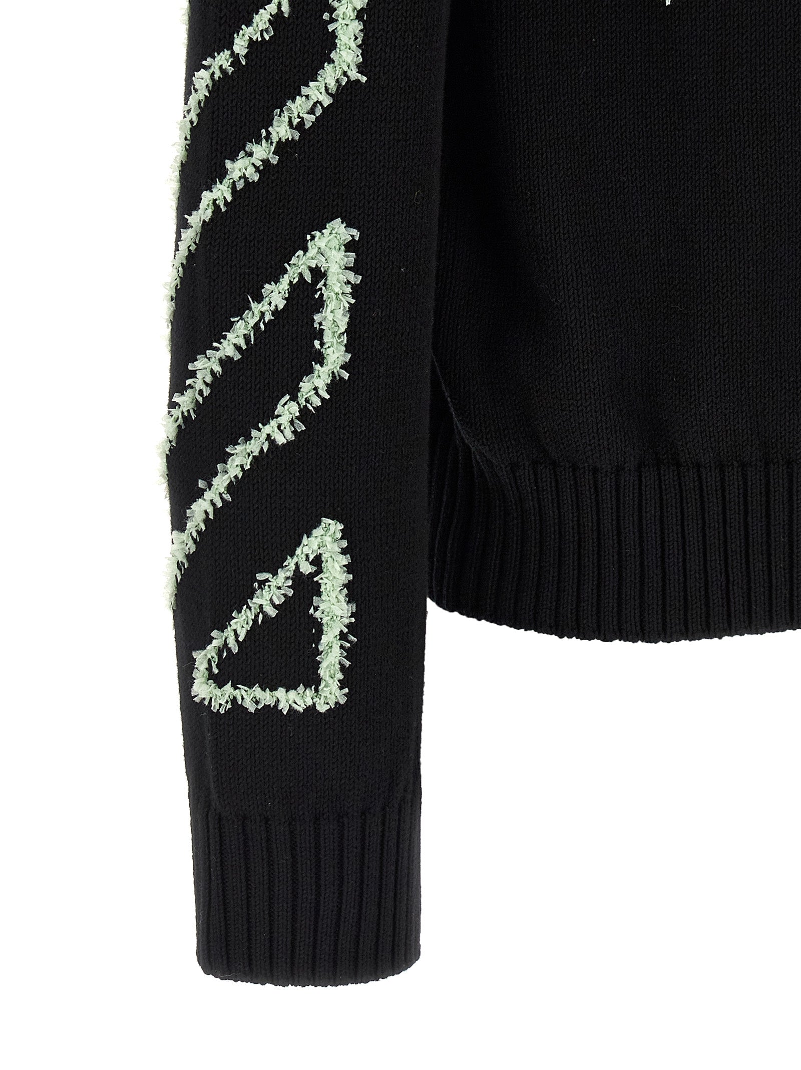 Off White Diag Outline Sweater
