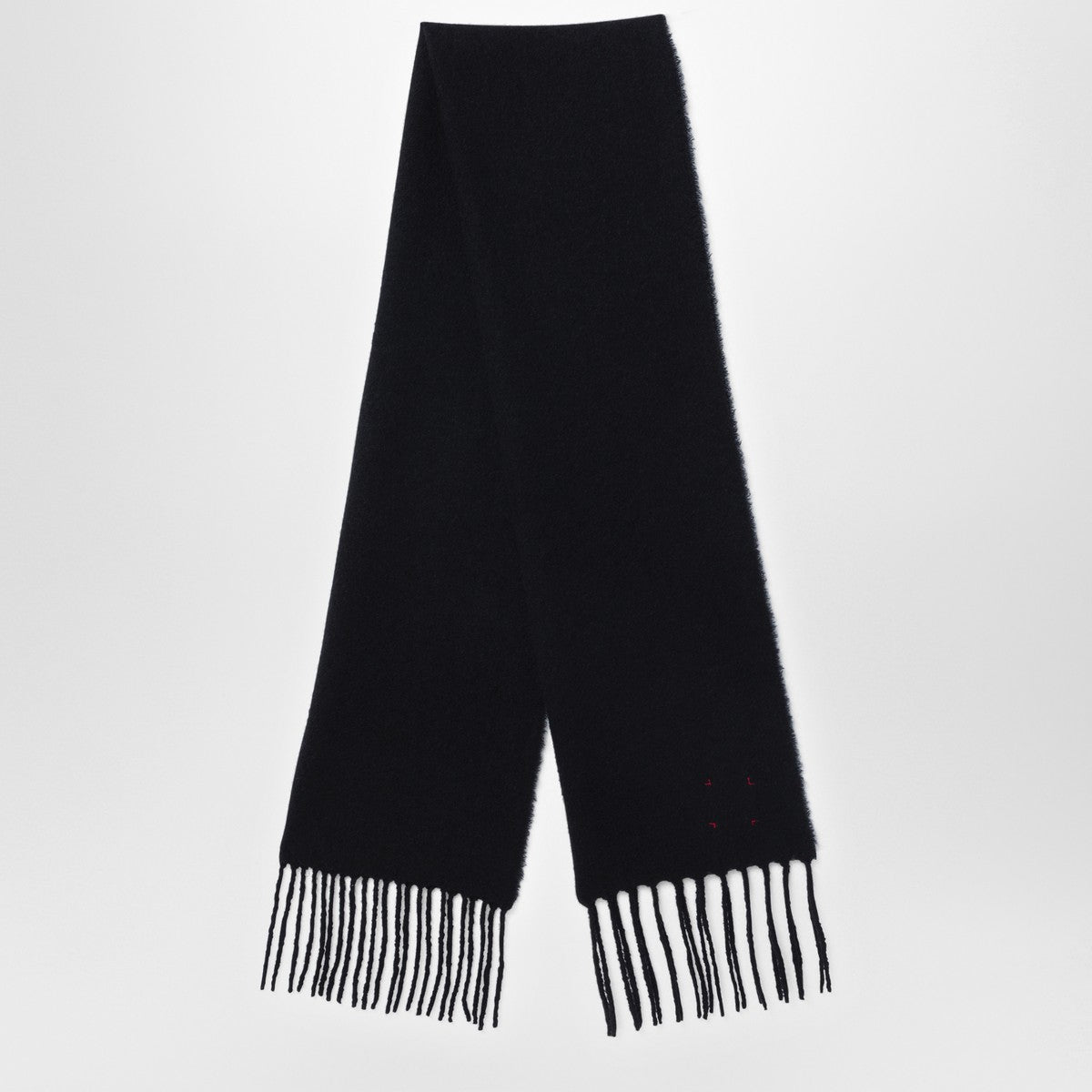 Destin Black wool and cahsmere scarf