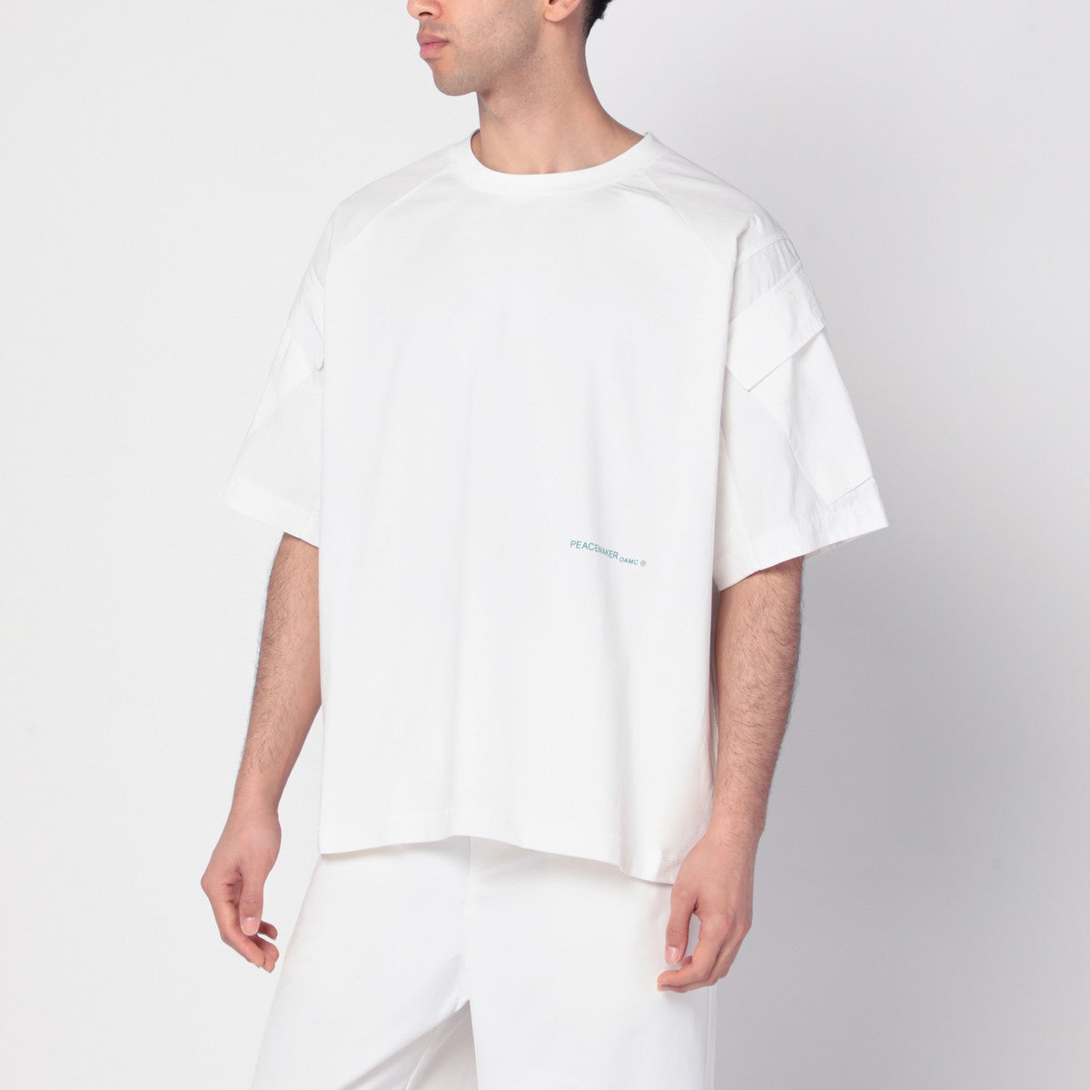 OAMC Peacemaker oversized white T-shirt