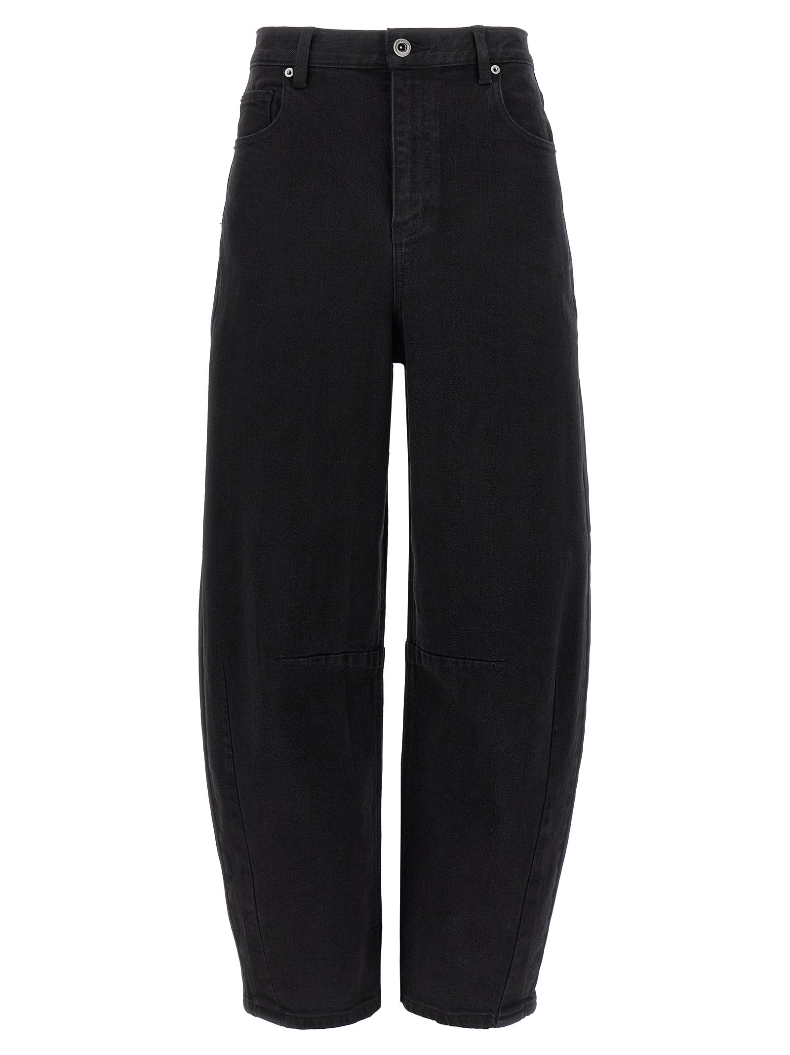 Self-Portrait Self Portrait Black Barrel Leg Jeans