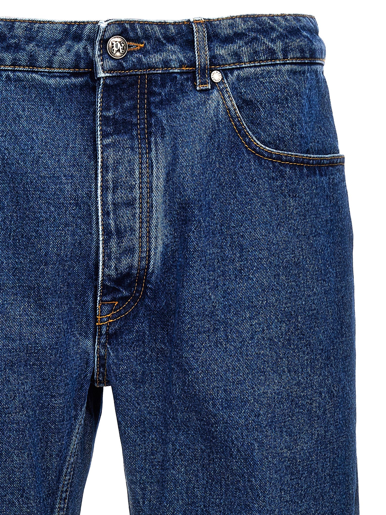 Palm Angels Lw Monogram Jeans