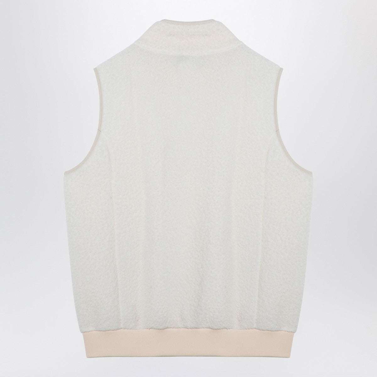 A.P.C. White fleece zipped waistcoat