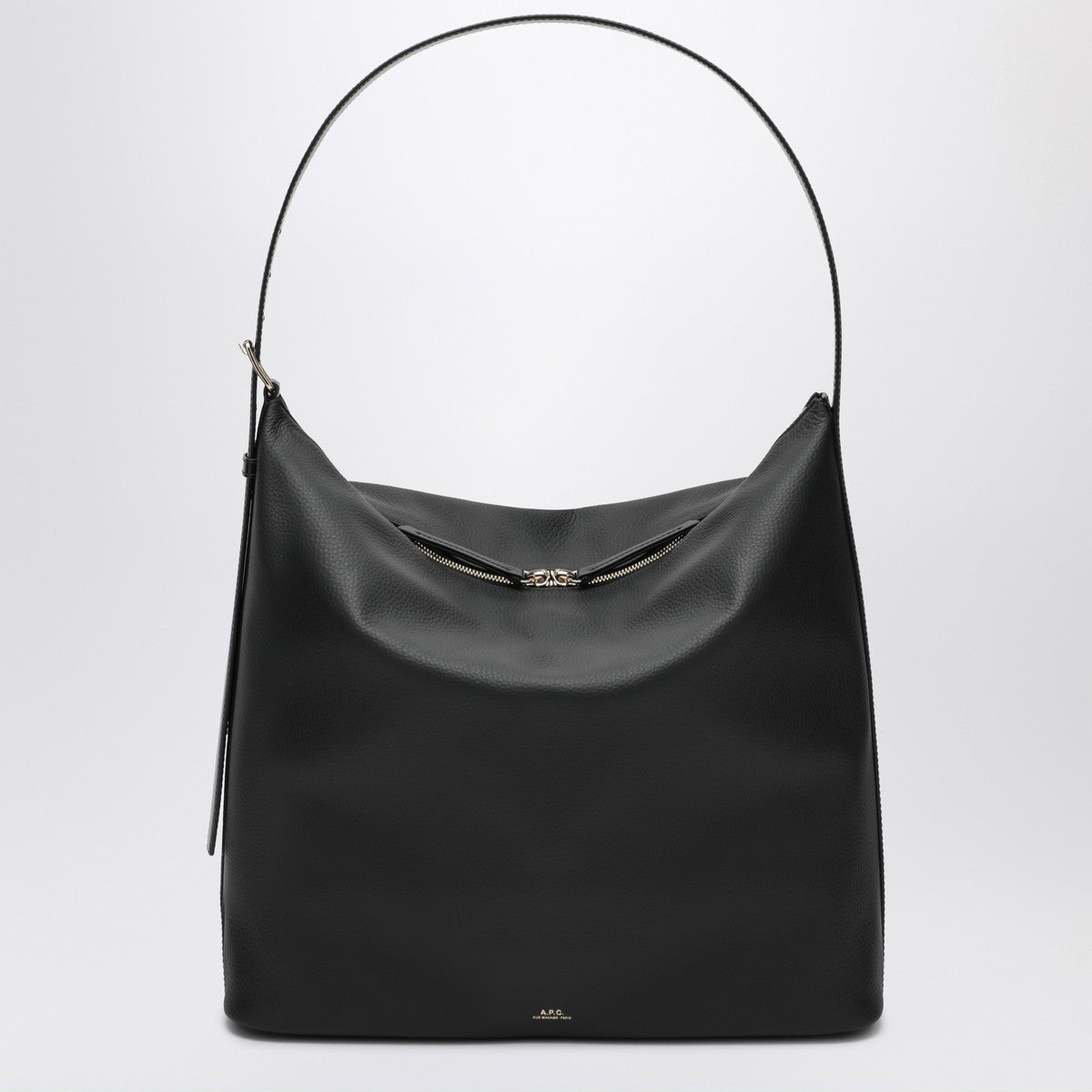 A.P.C. Large Vera bag in black leather