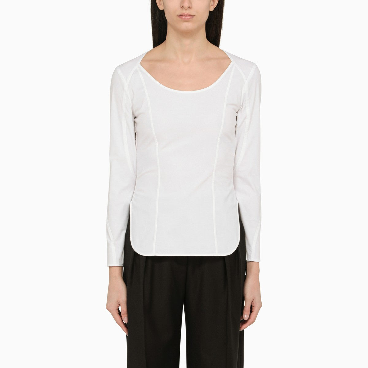 By Malene Birger White organic cotton Leyia blouse