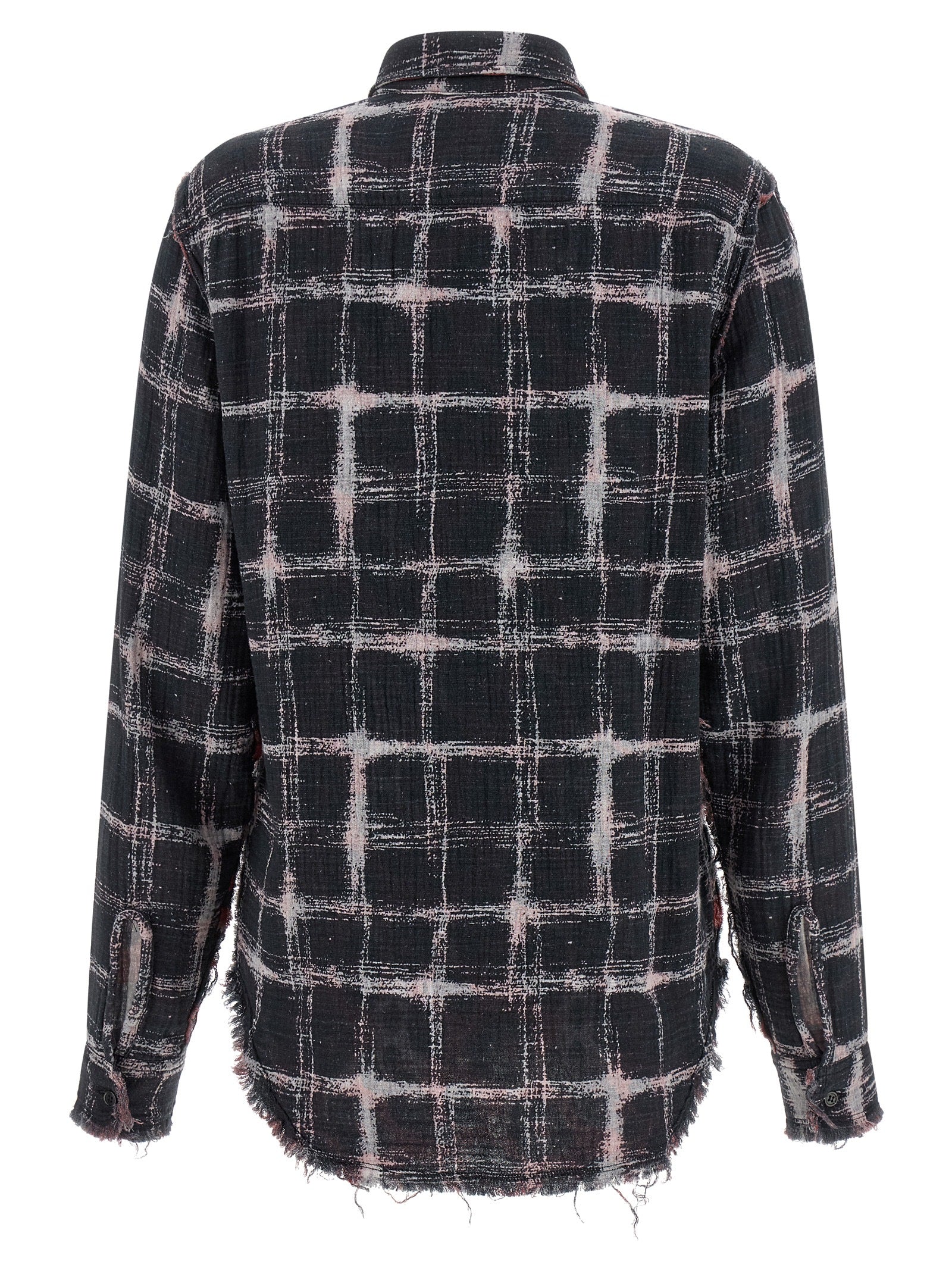 R13 Fringed Hem Reversible Shirt