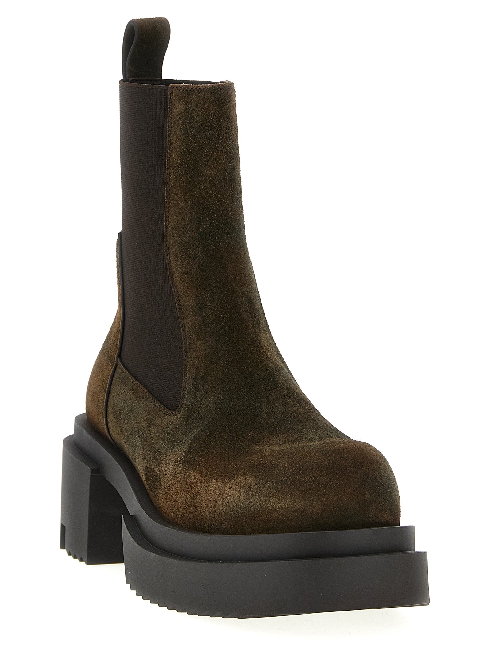 Rick Owens Beatle Bogun Ankle Boots