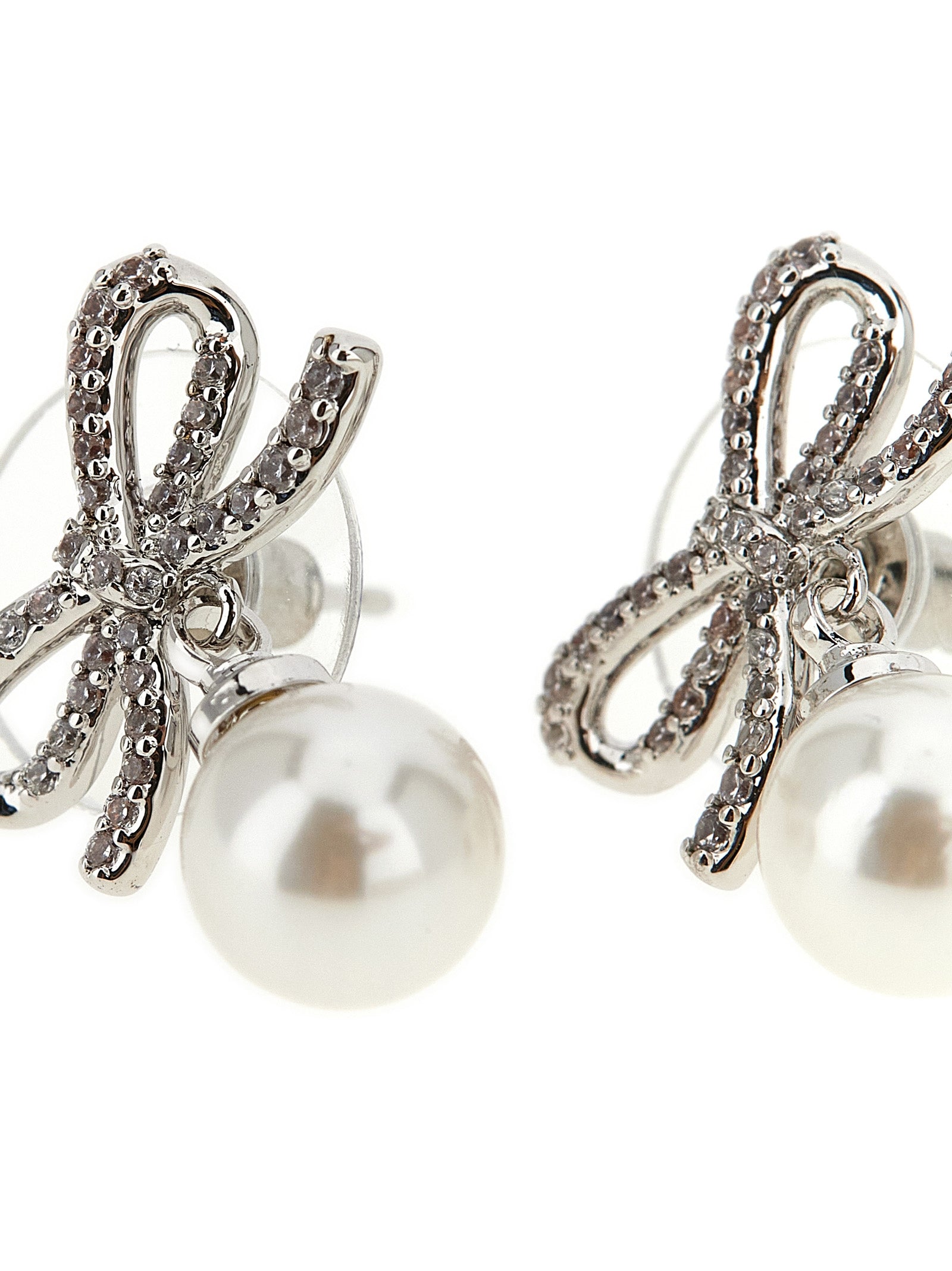 Self-Portrait Self Portrait Bow Pearl Earrings