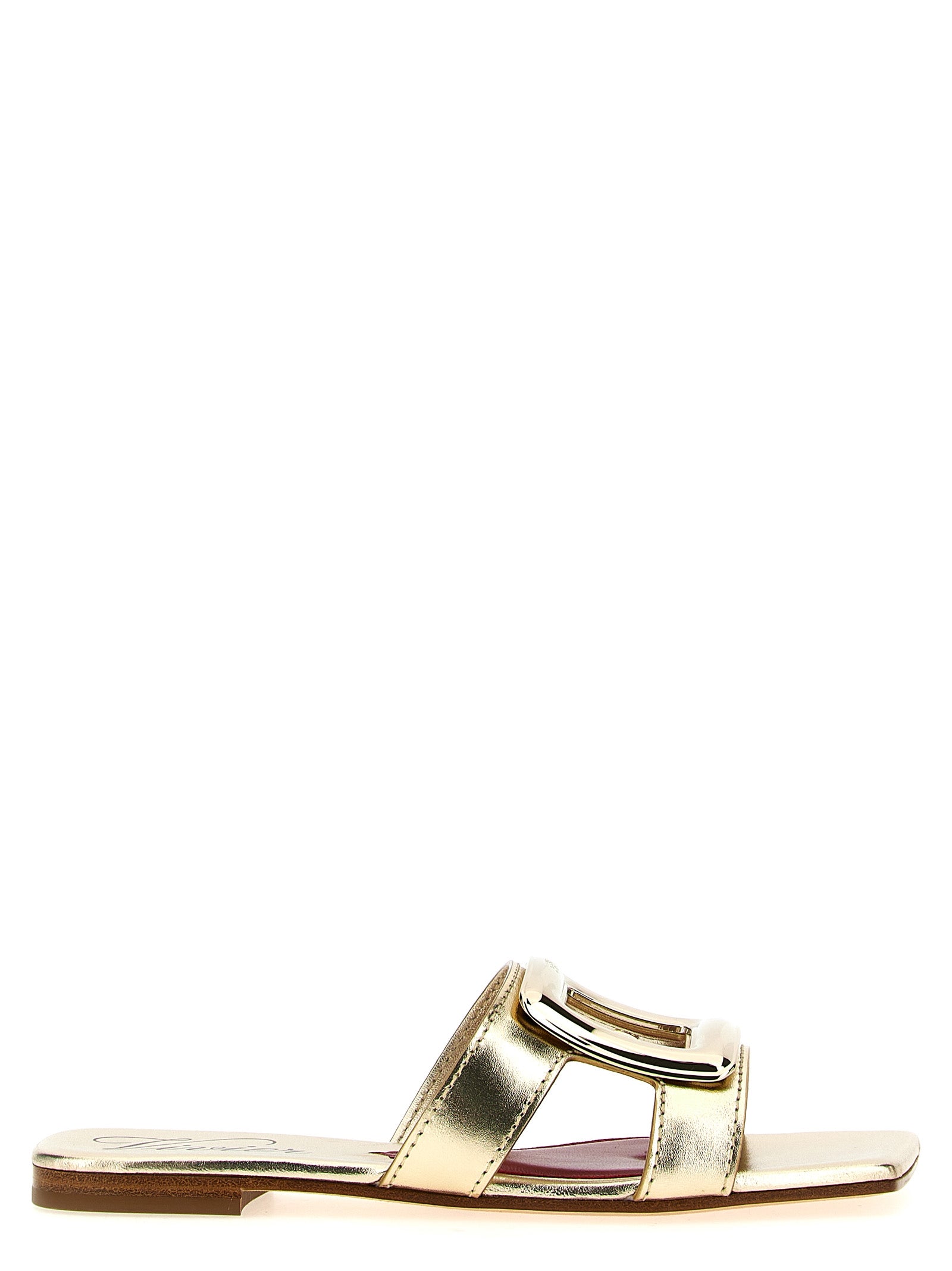 Roger Vivier New Metal Buckle Mules