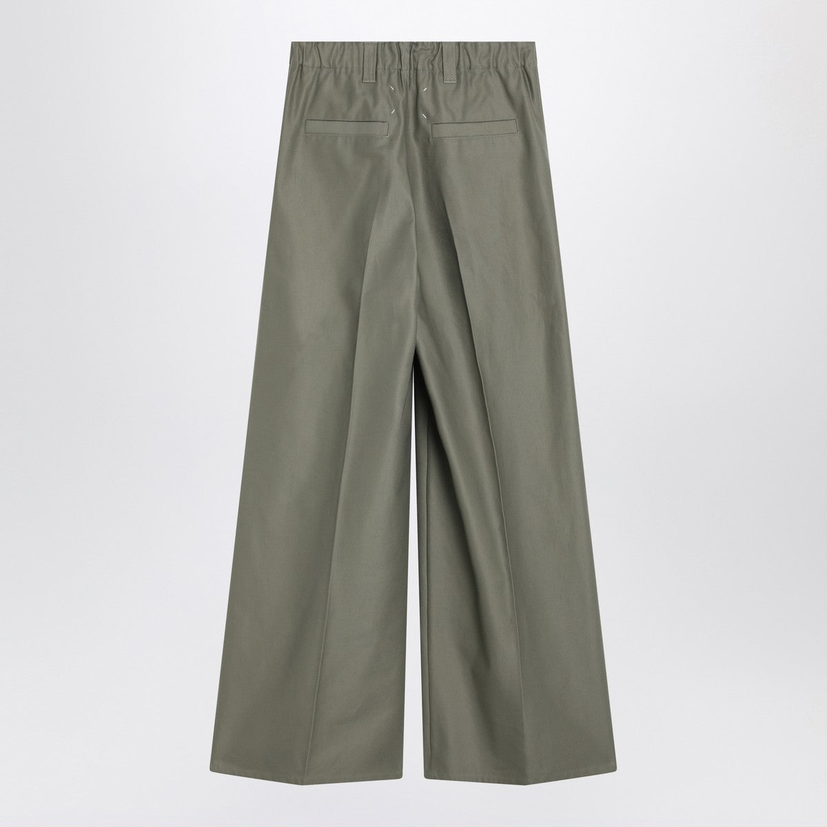 Maison Margiela Khaki wide-leg trousers