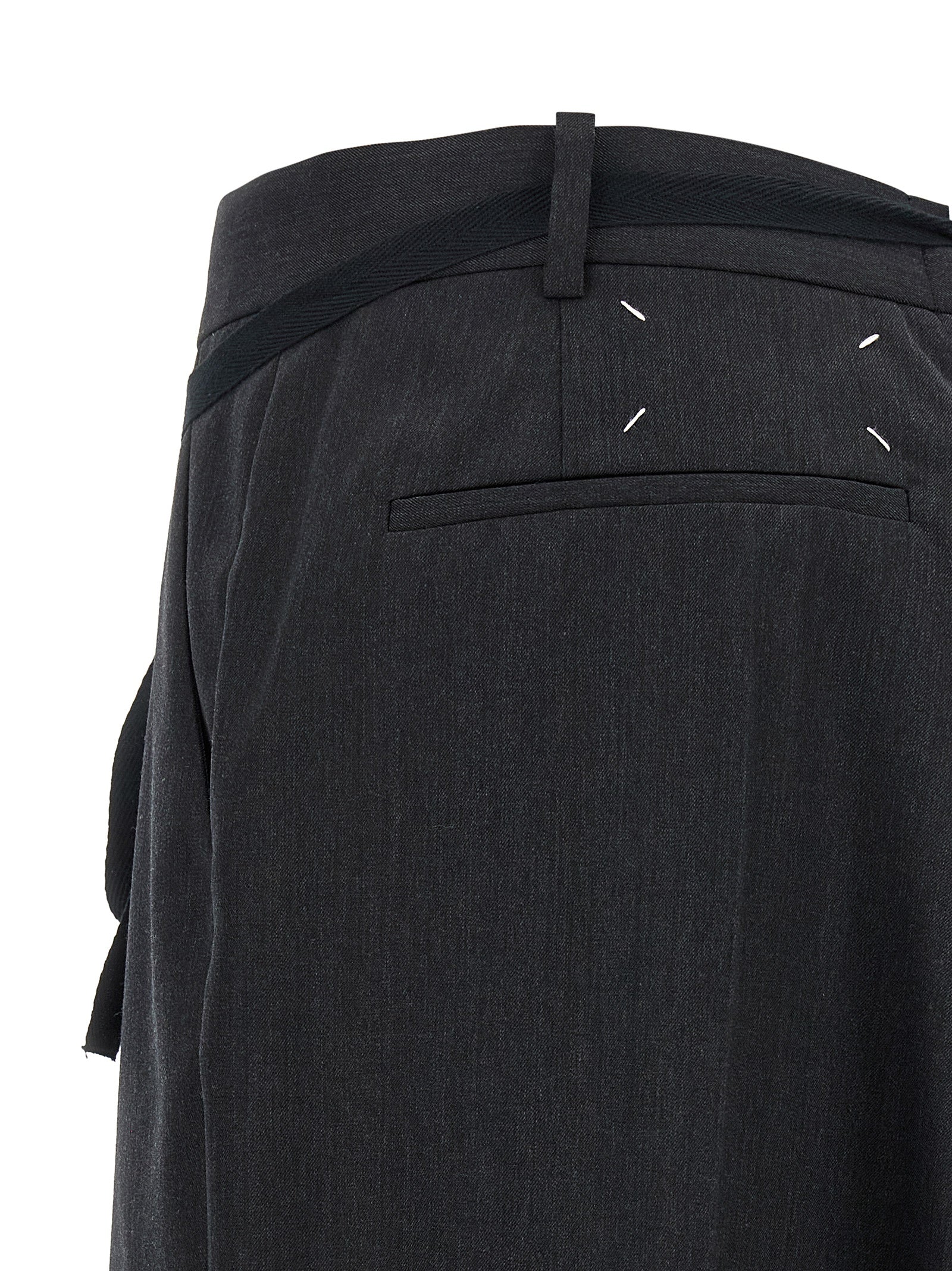 Maison Margiela Raw Cut Hem Skirt