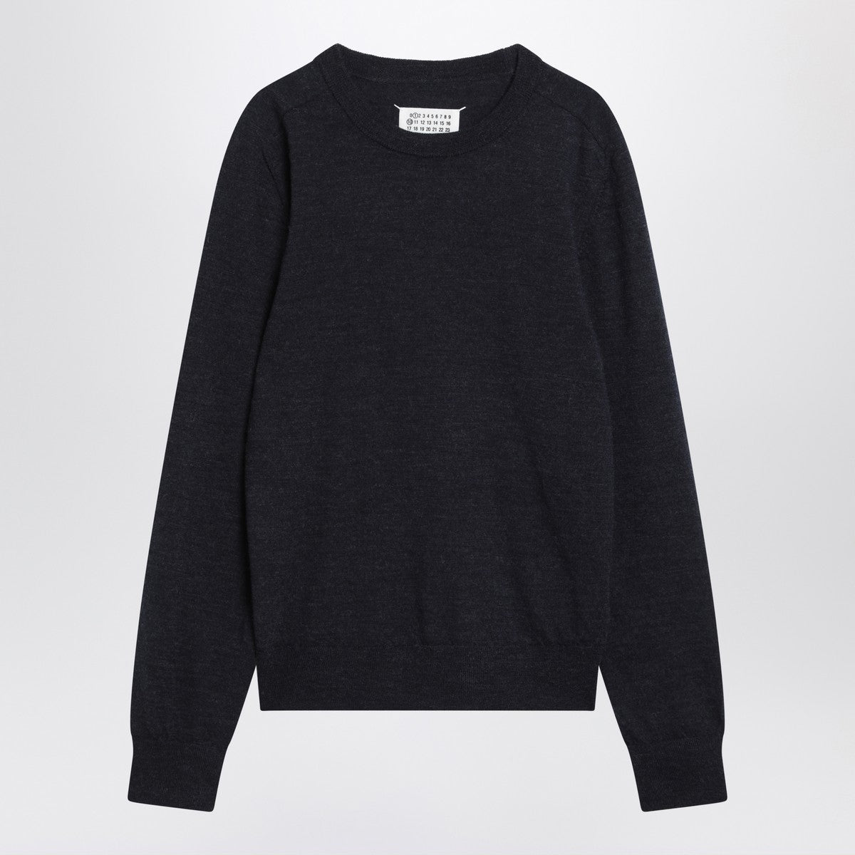 Maison Margiela Navy blue wool sweater