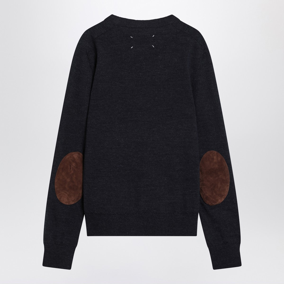 Maison Margiela Navy blue wool sweater