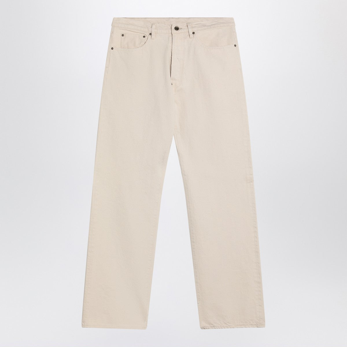 Maison Margiela Ecru cotton trousers