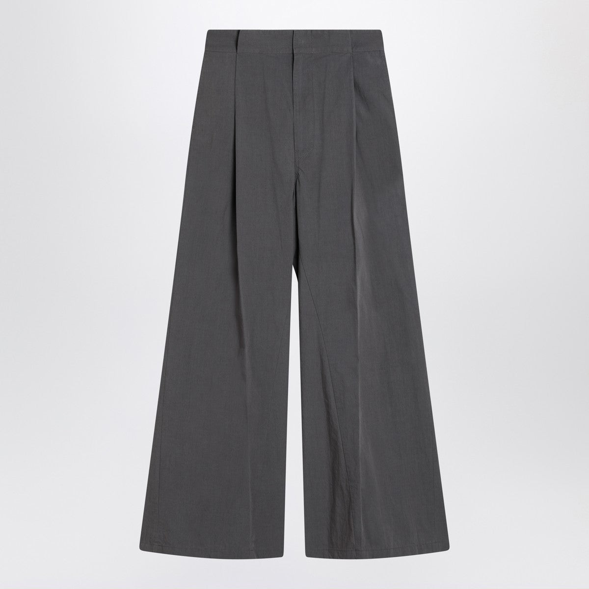 Maison Margiela Charcoal grey pleated trousers