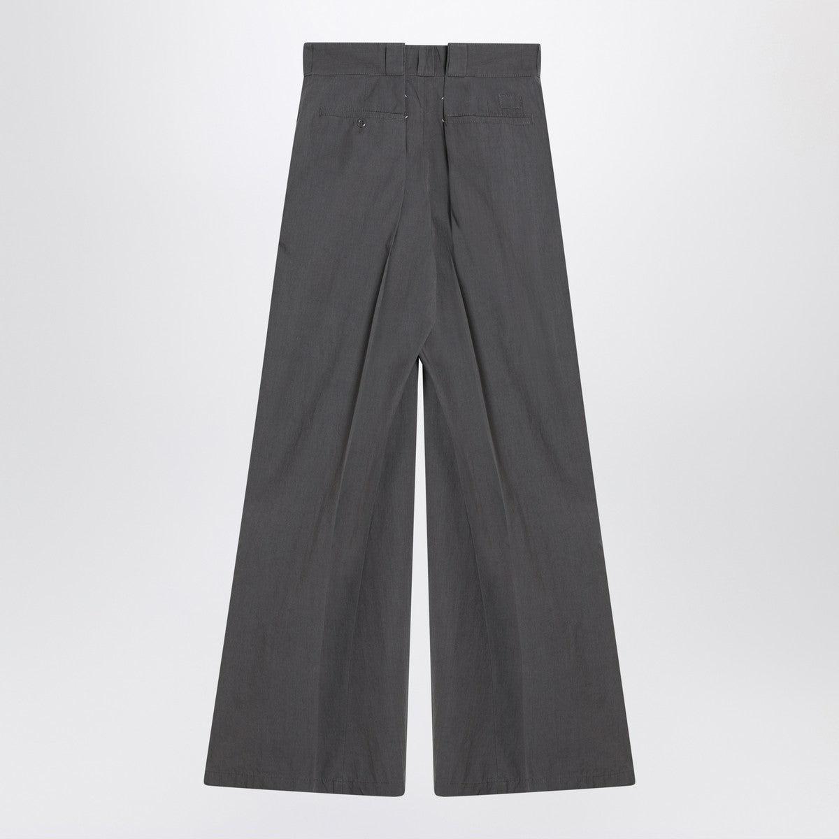 Maison Margiela Charcoal grey pleated trousers