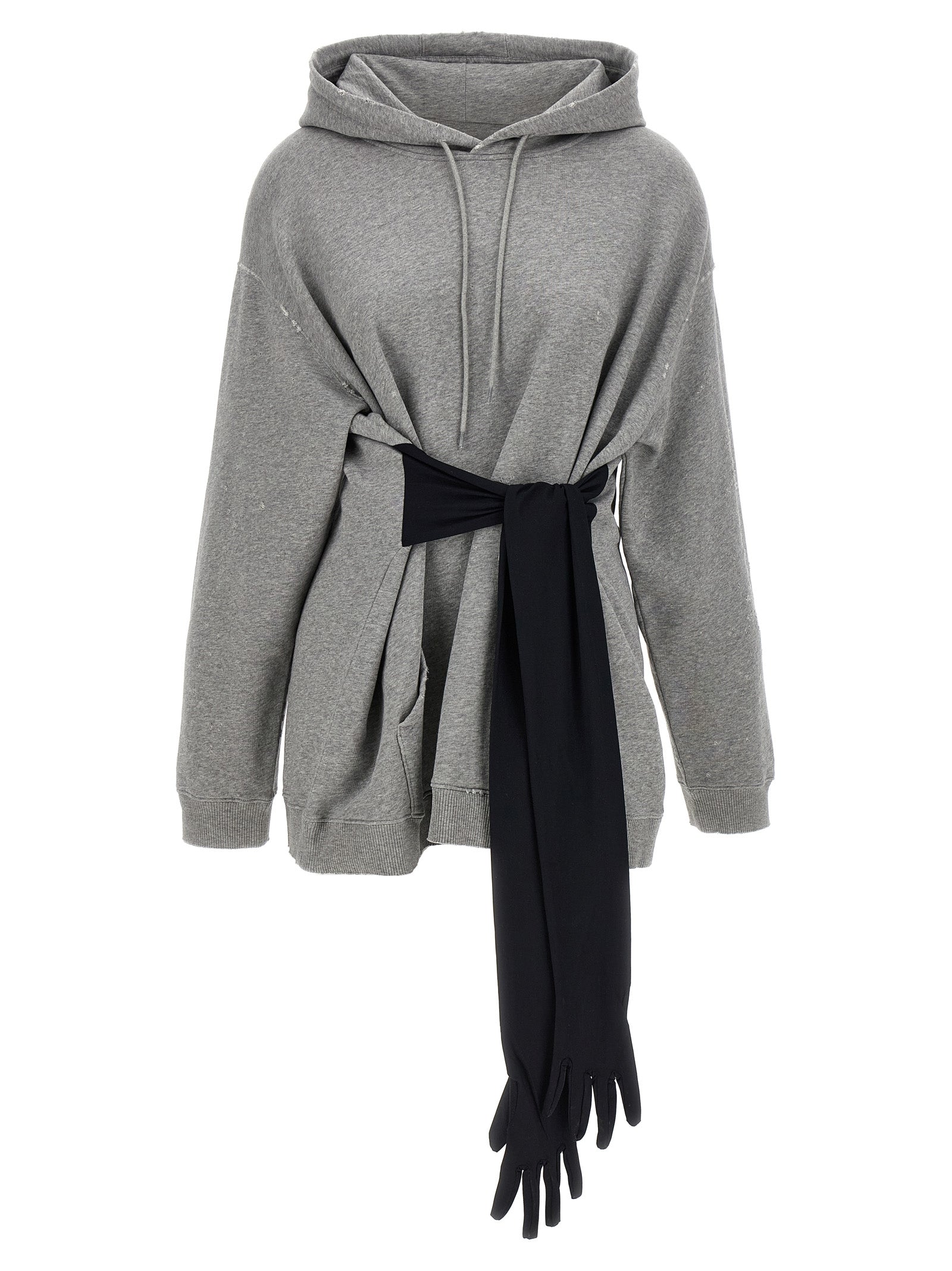 Mm6 Maison Margiela Hoodie Dress With Gloves