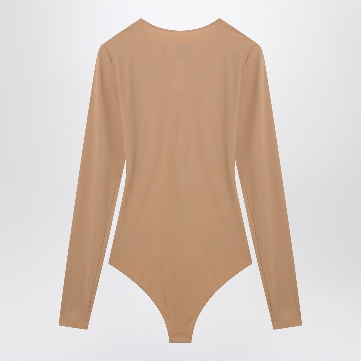 MM6 Maison Margiela Skin-tone bodysuit in lycra jersey