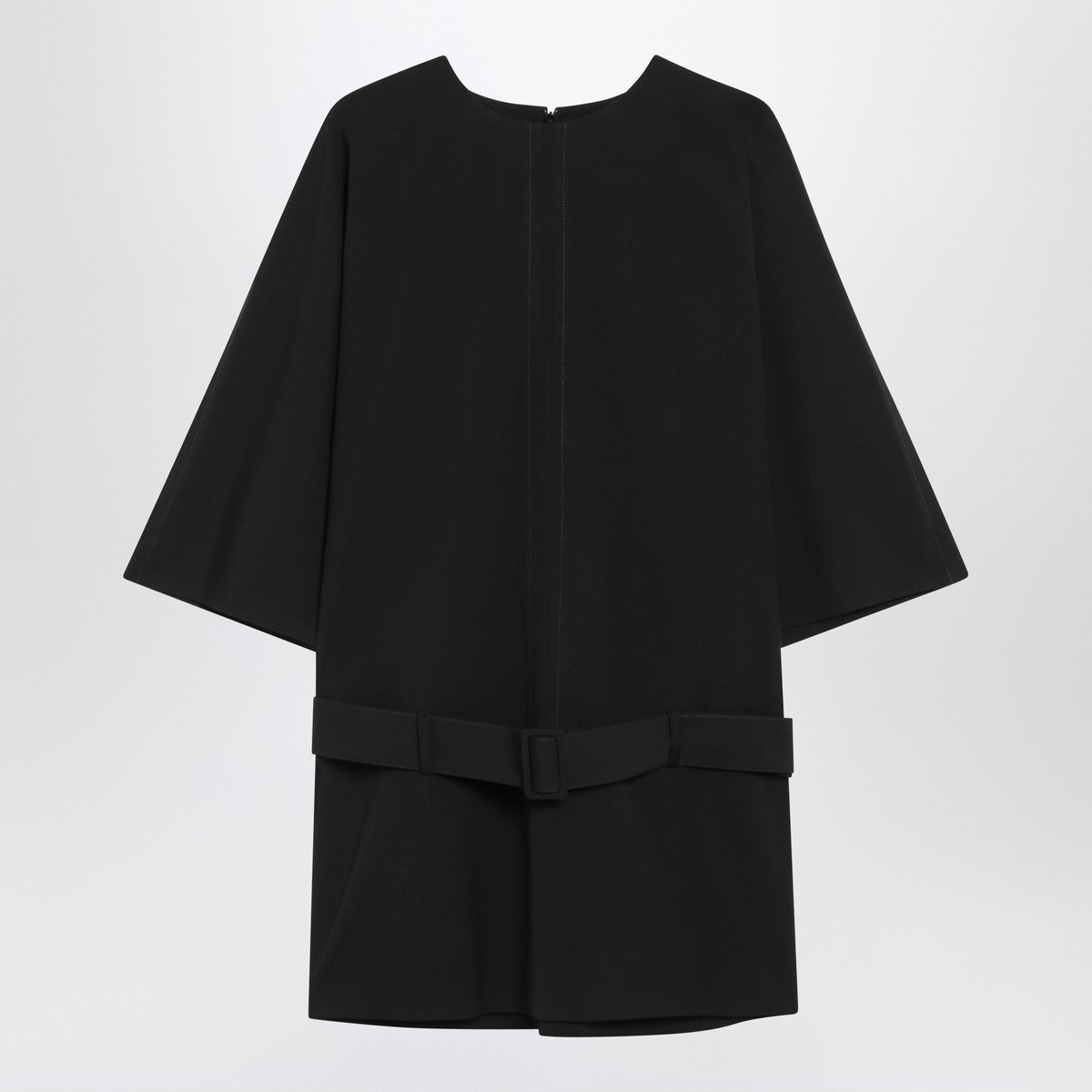 MM6 Maison Margiela Black wool-blend mini dress