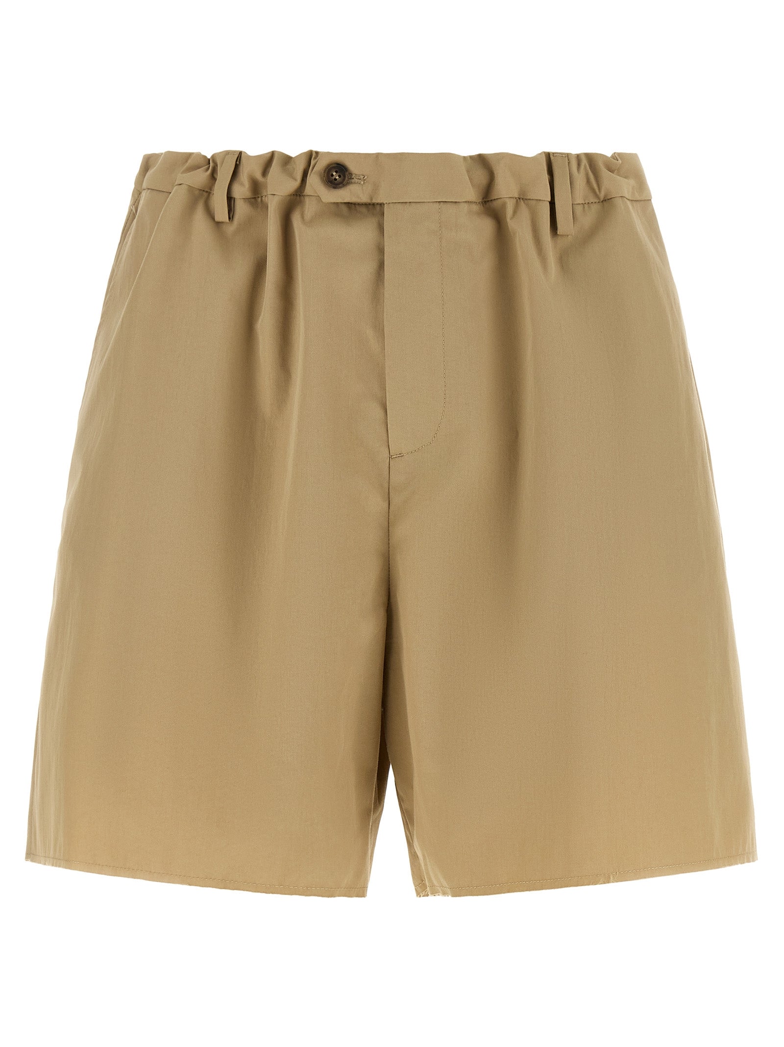 Mm6 Maison Margiela White Stitch Line Shorts